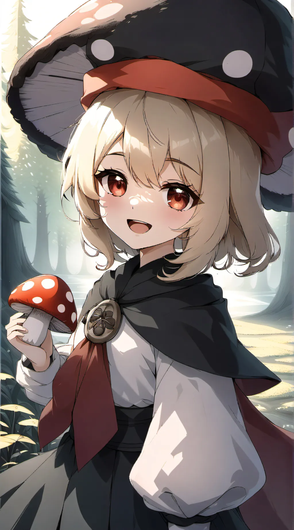 ai character: Klee ^^ background