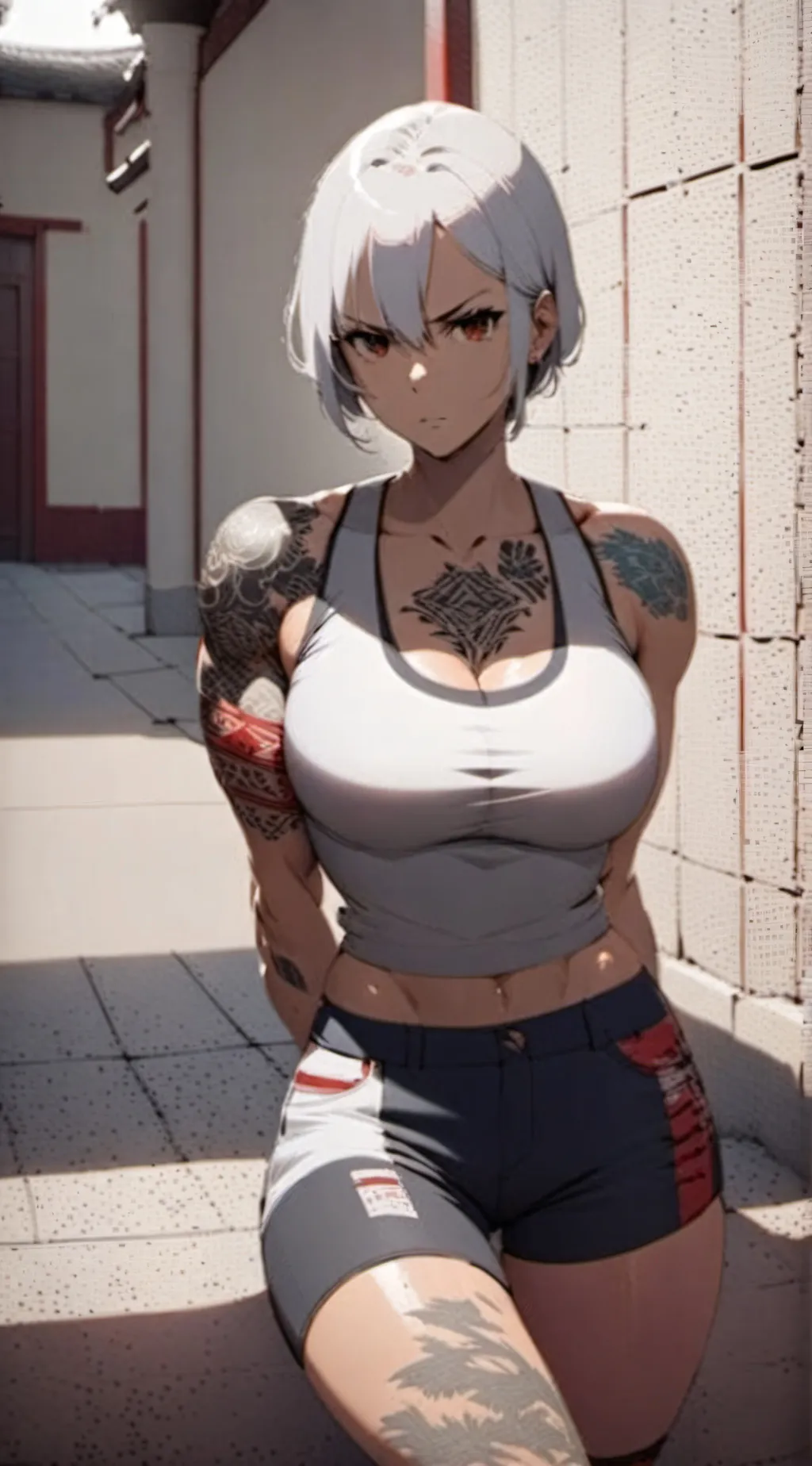 ai character: Hitomi Tojo background