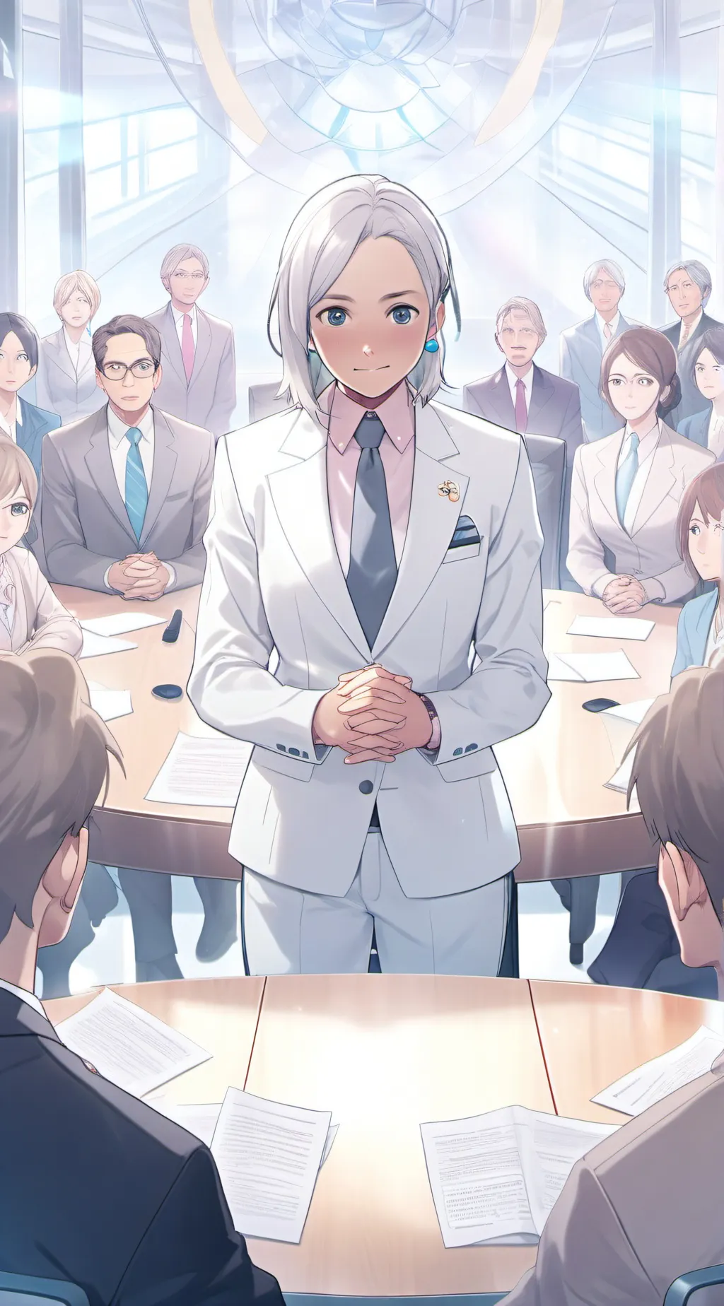 ai character: big dog background