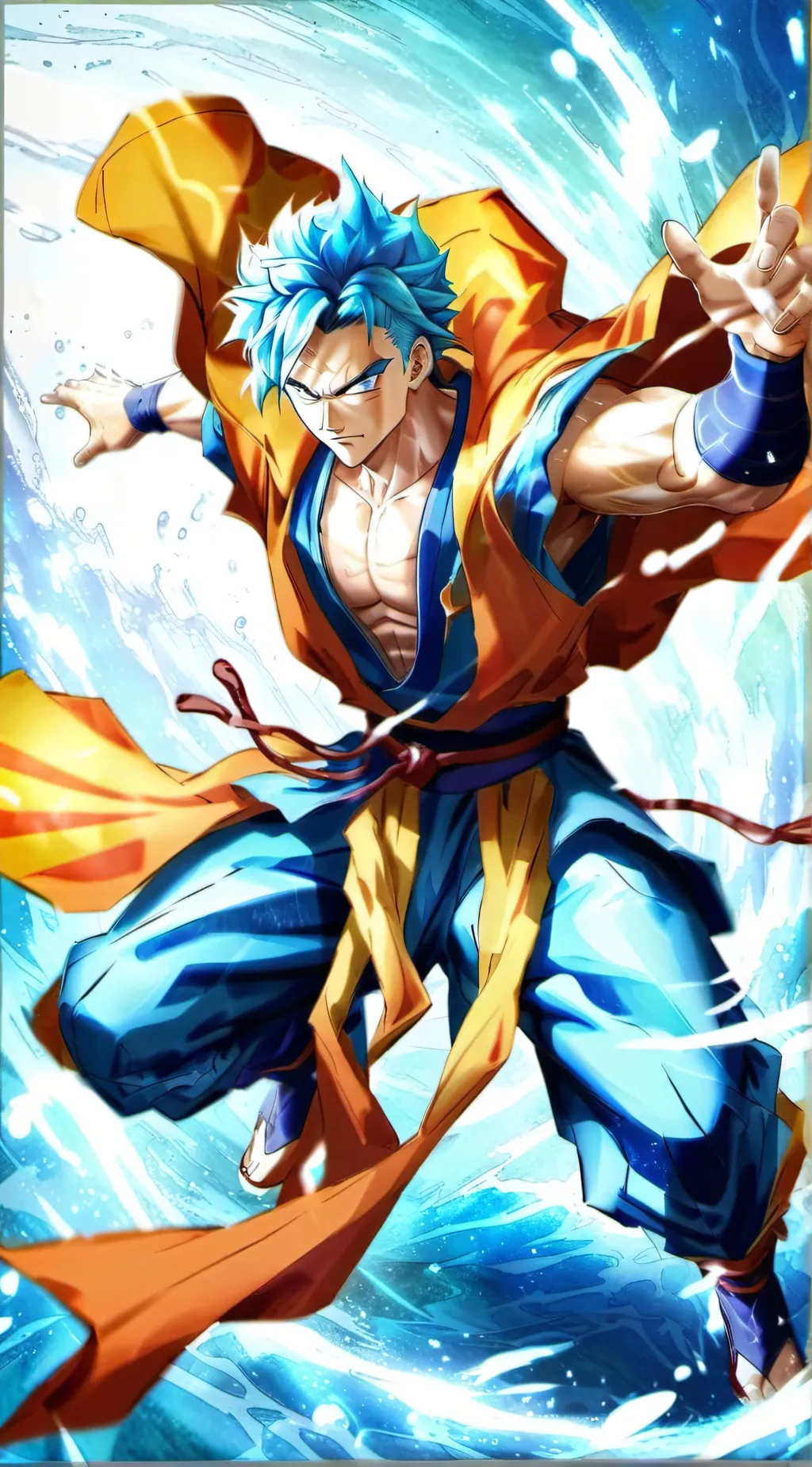 ai character: Vegito background