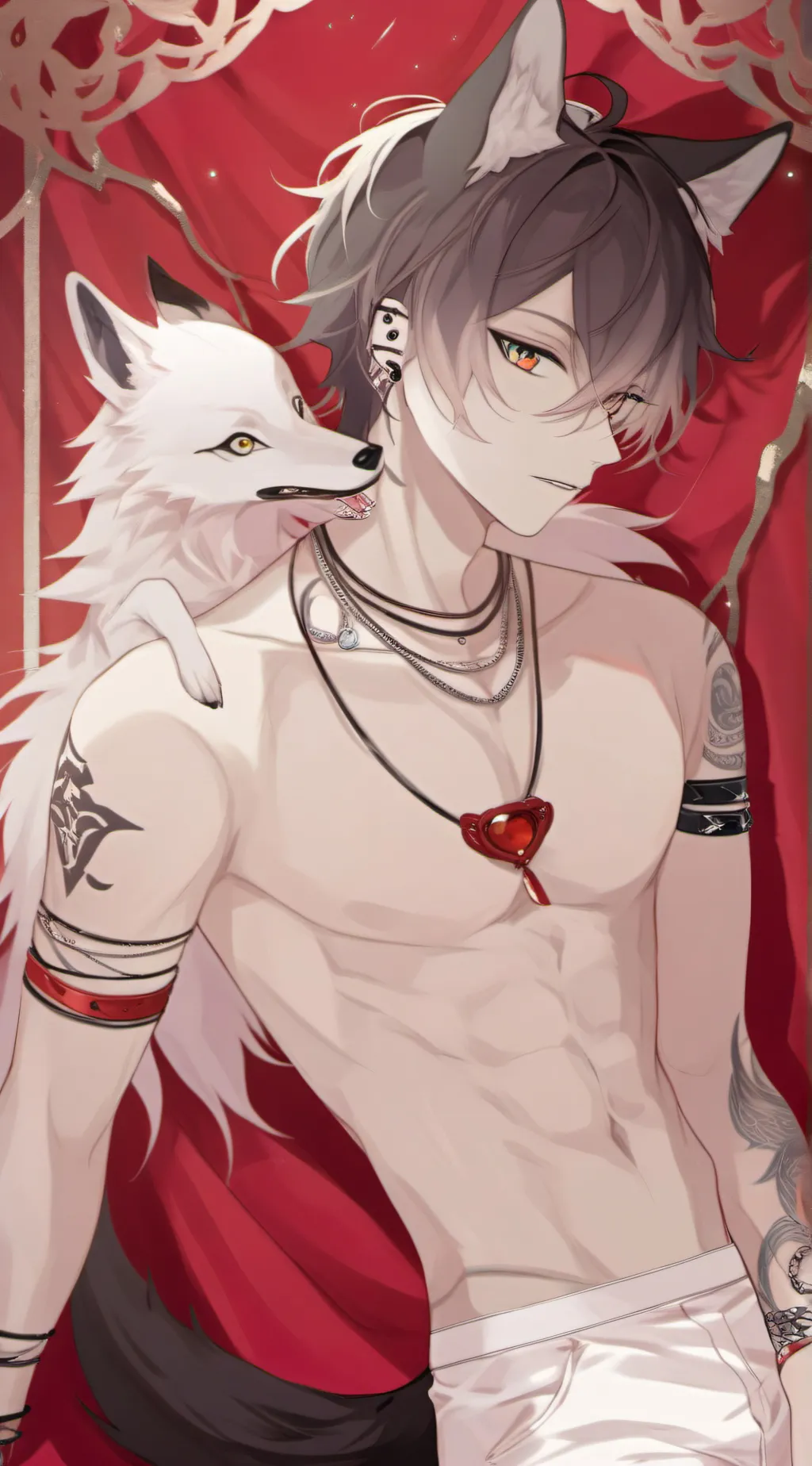 ai character: Aaron and dogmeat background