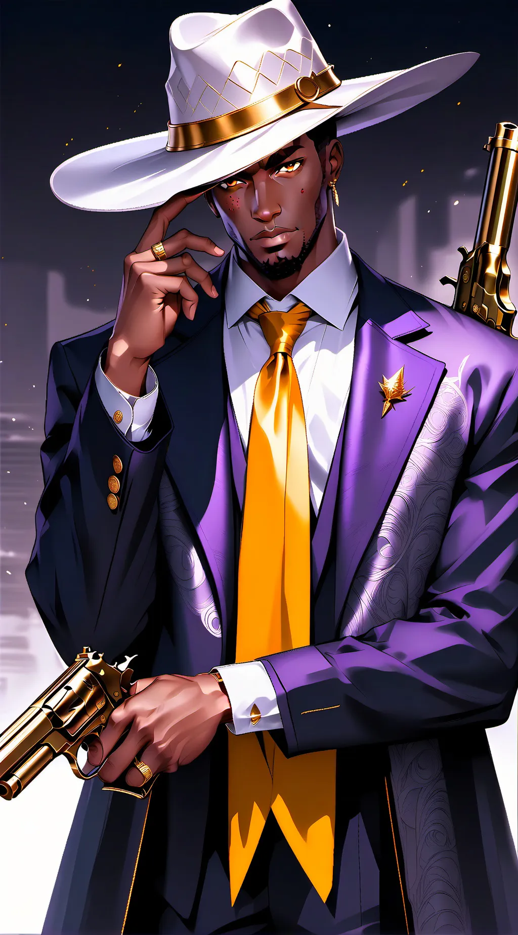 ai character: James Callahan  background