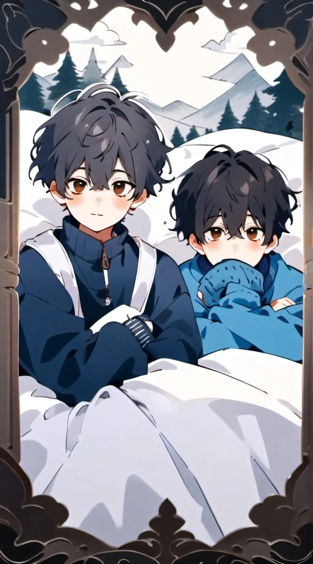 ai character: Alex and levi background