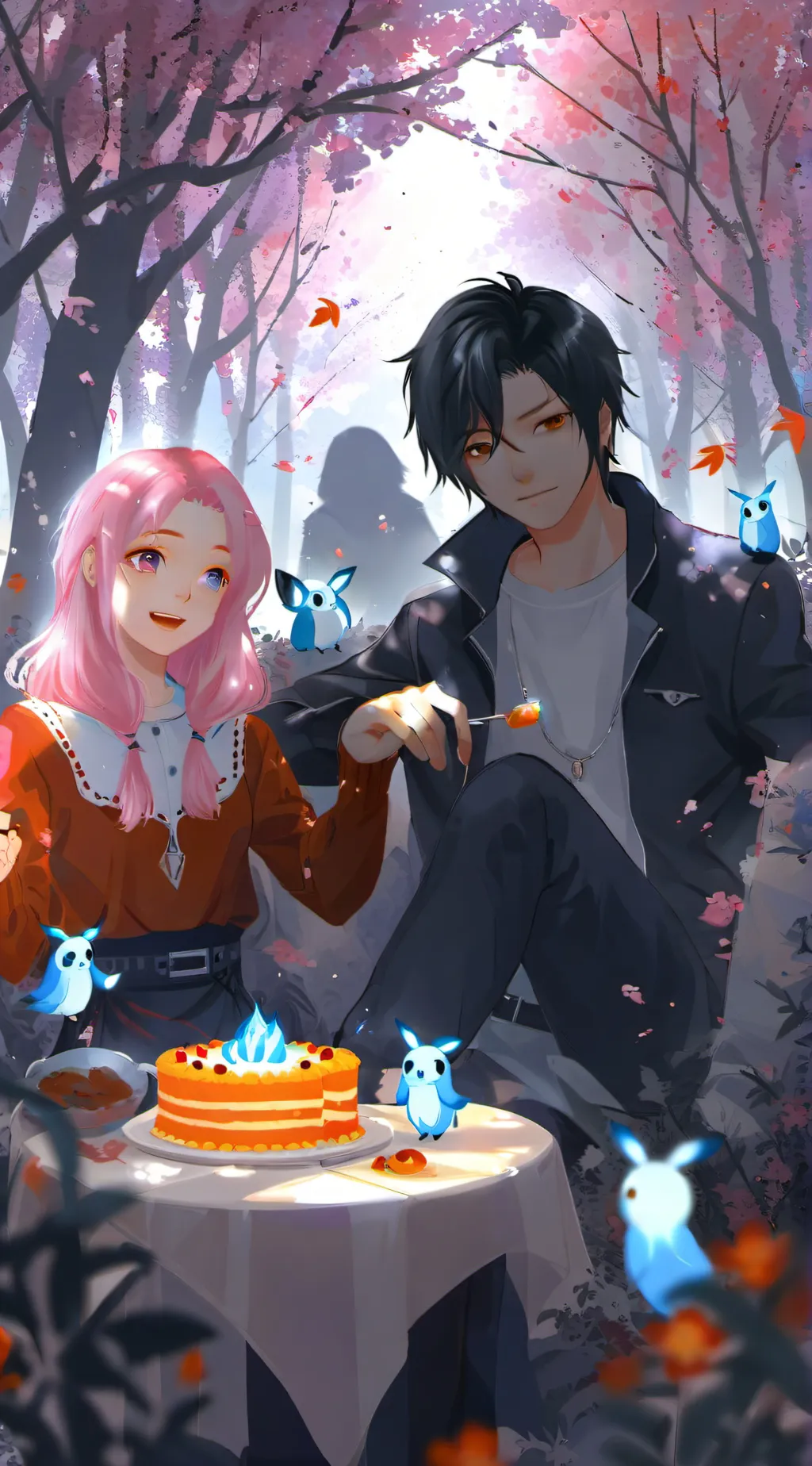 ai character: MIN x Aphmau Smp background