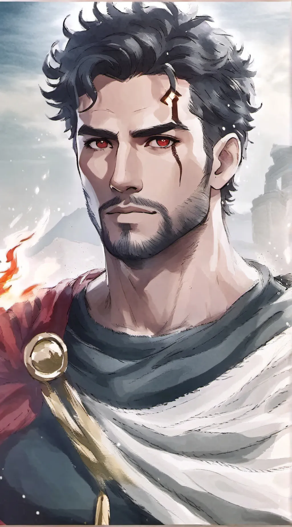 ai character: Ares background