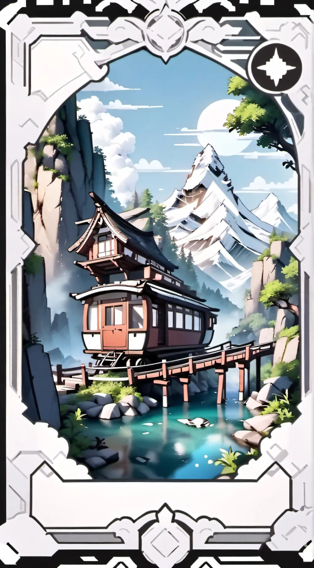 ai character: Doors: the mines background