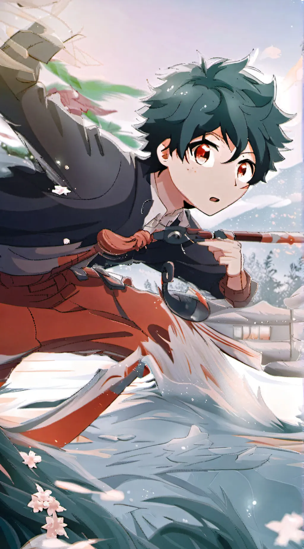 ai character: Deku background