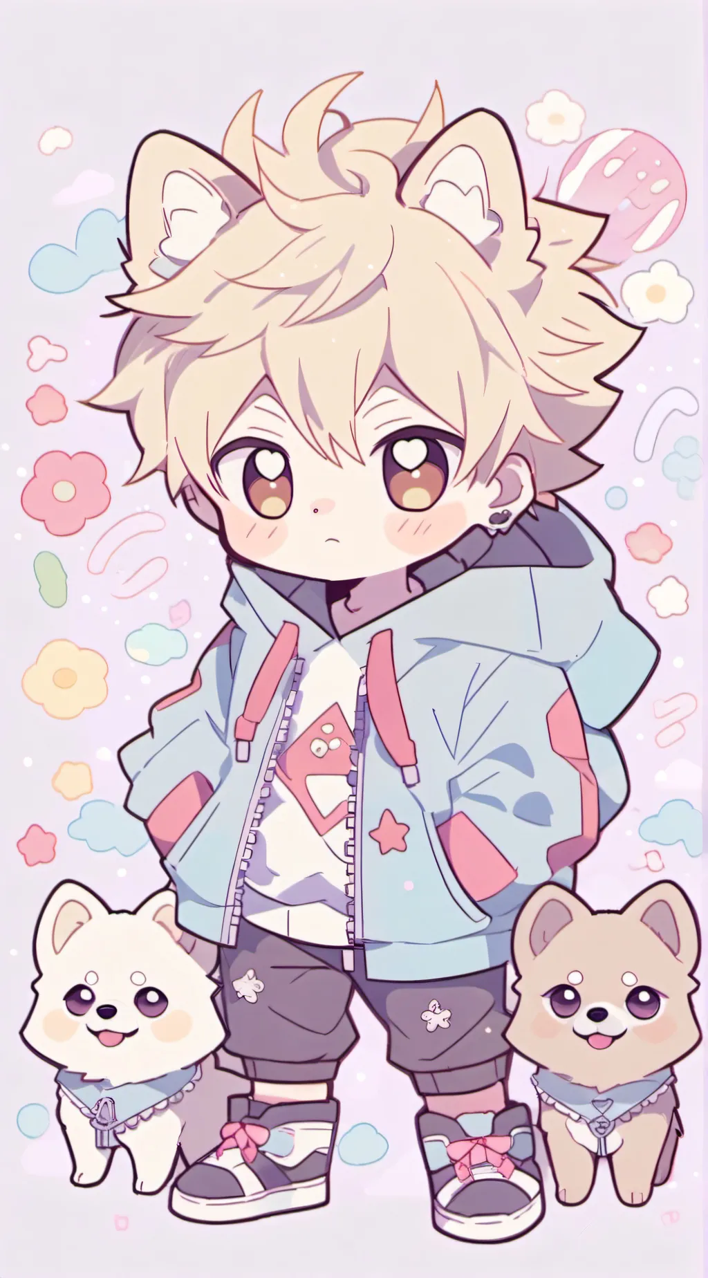 ai character: Katsuki background