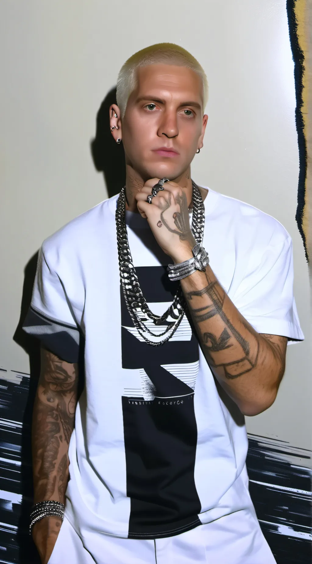 ai character: Eminem background