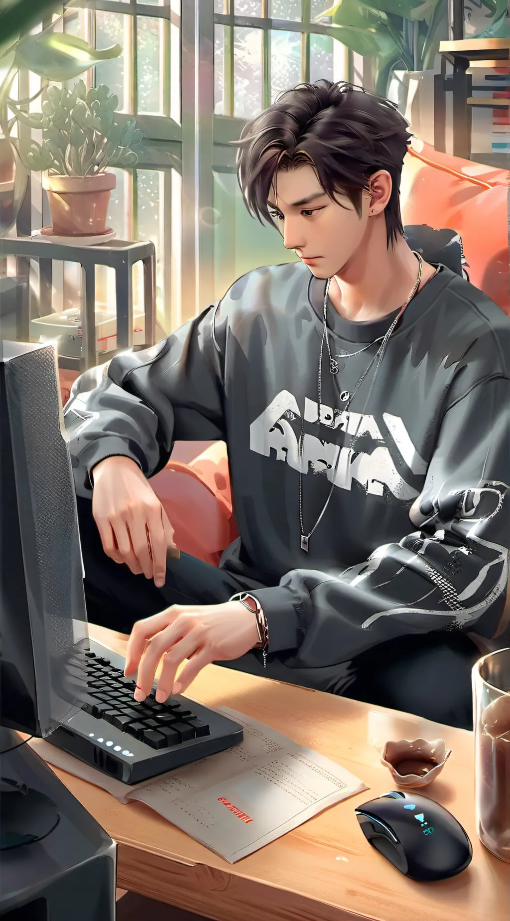 ai character: sunghoon ENHYPEN  background