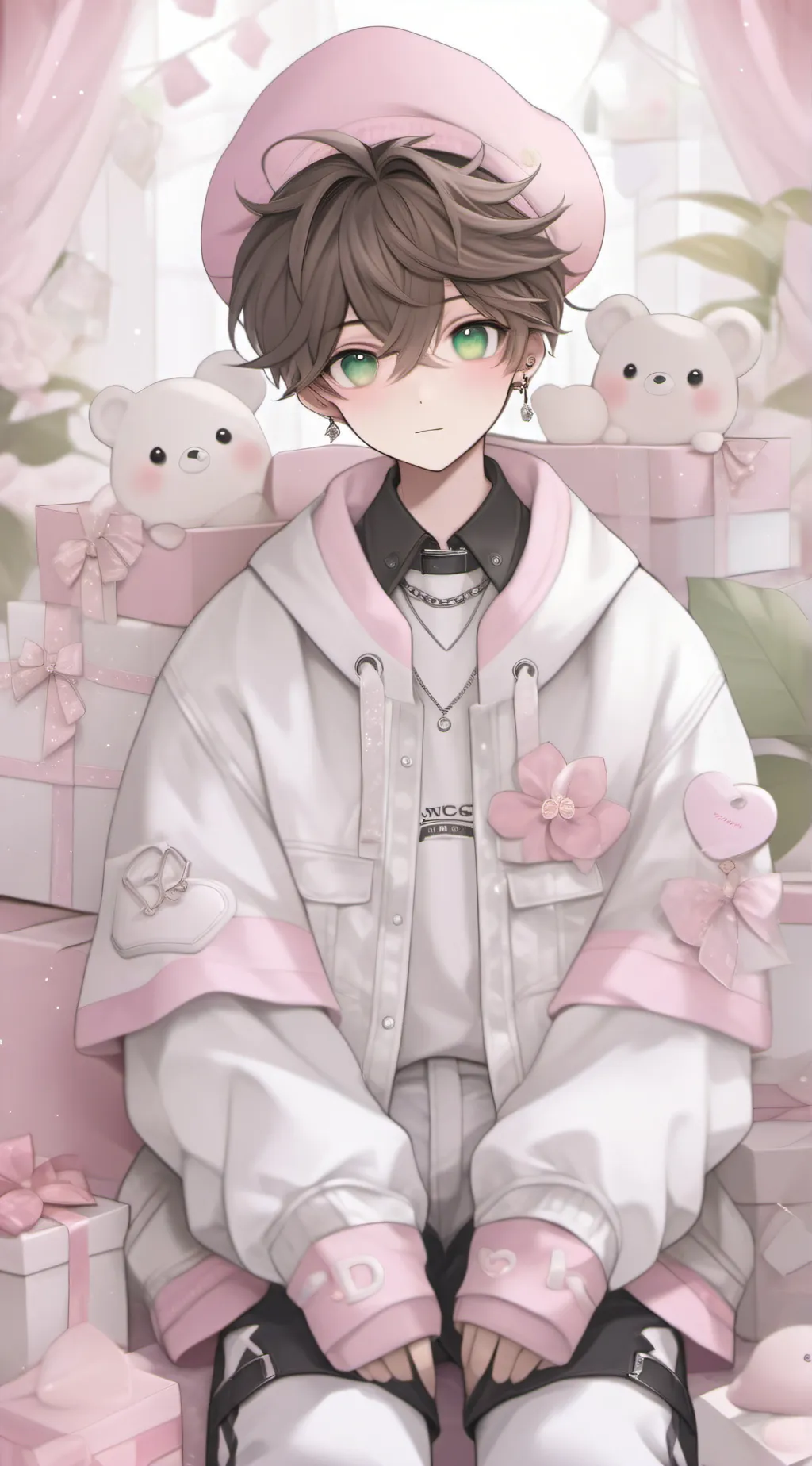 ai character: Neko background