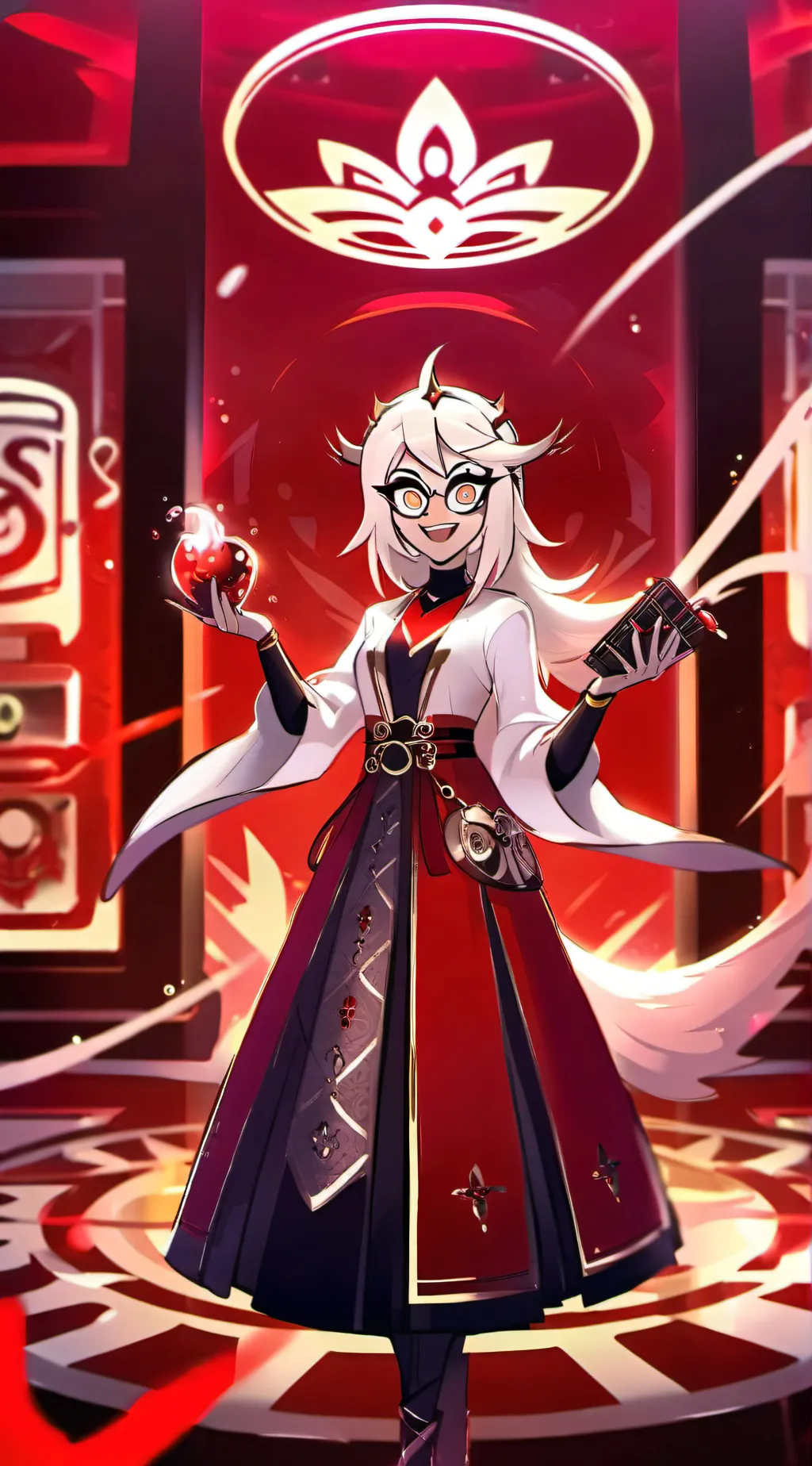 ai character: skibidi  background