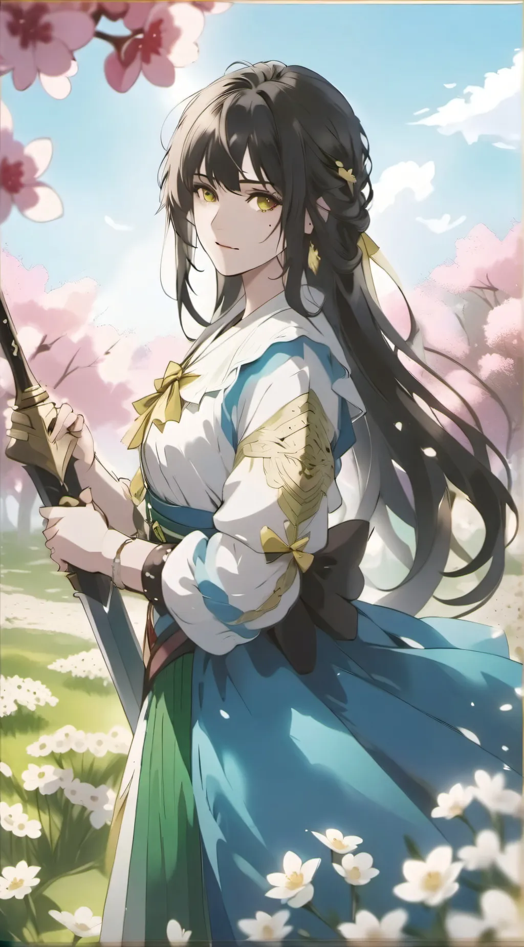 ai character: kny background