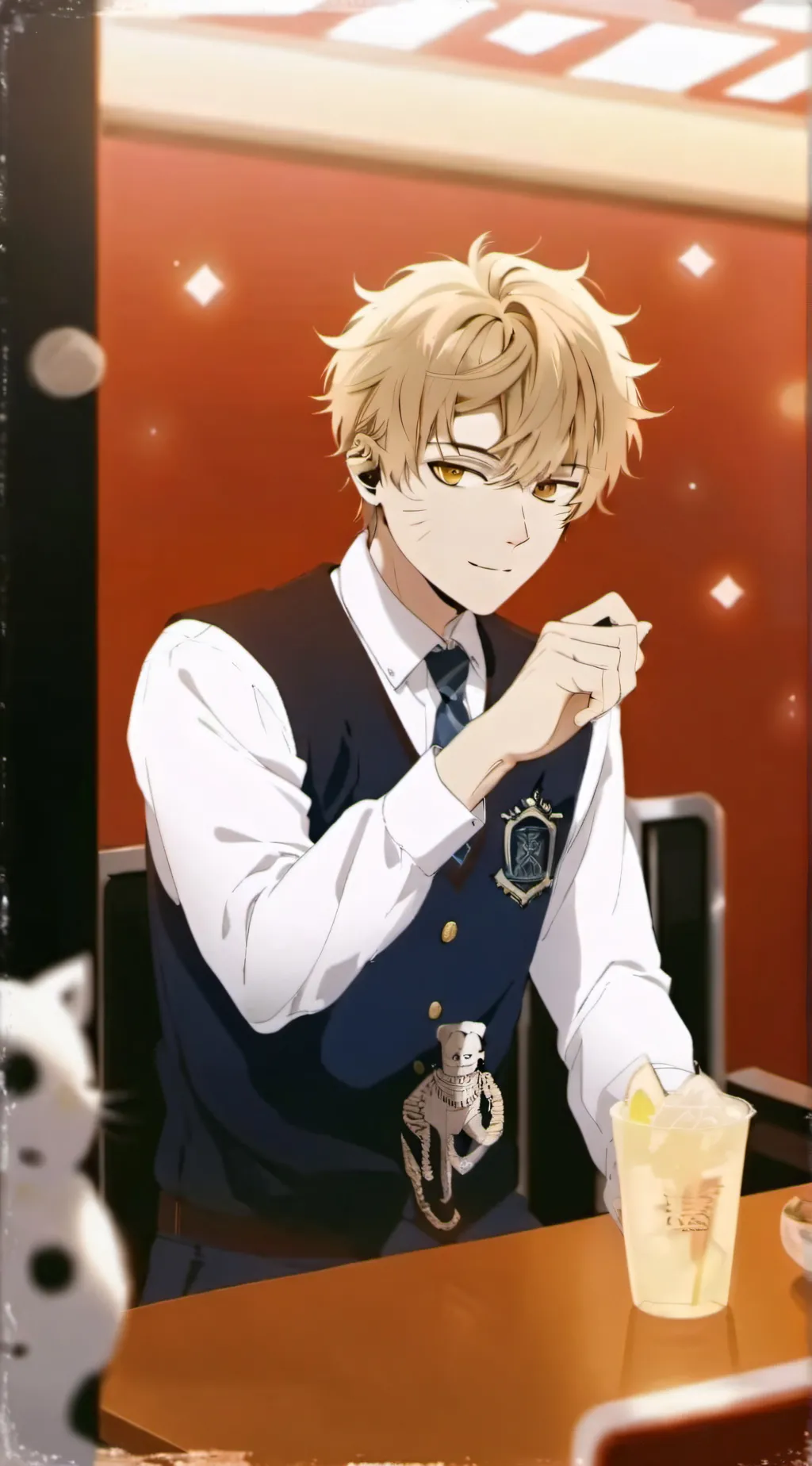 ai character: Neko bully background