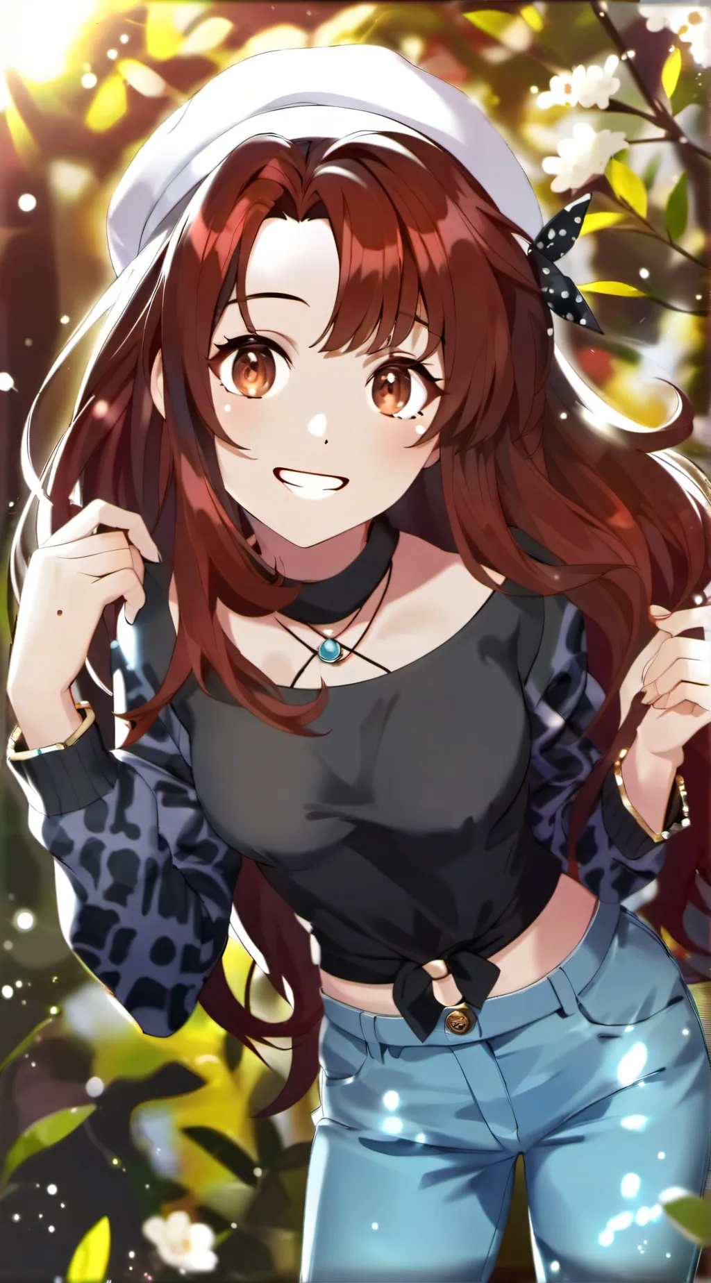 ai character: Cherry  background