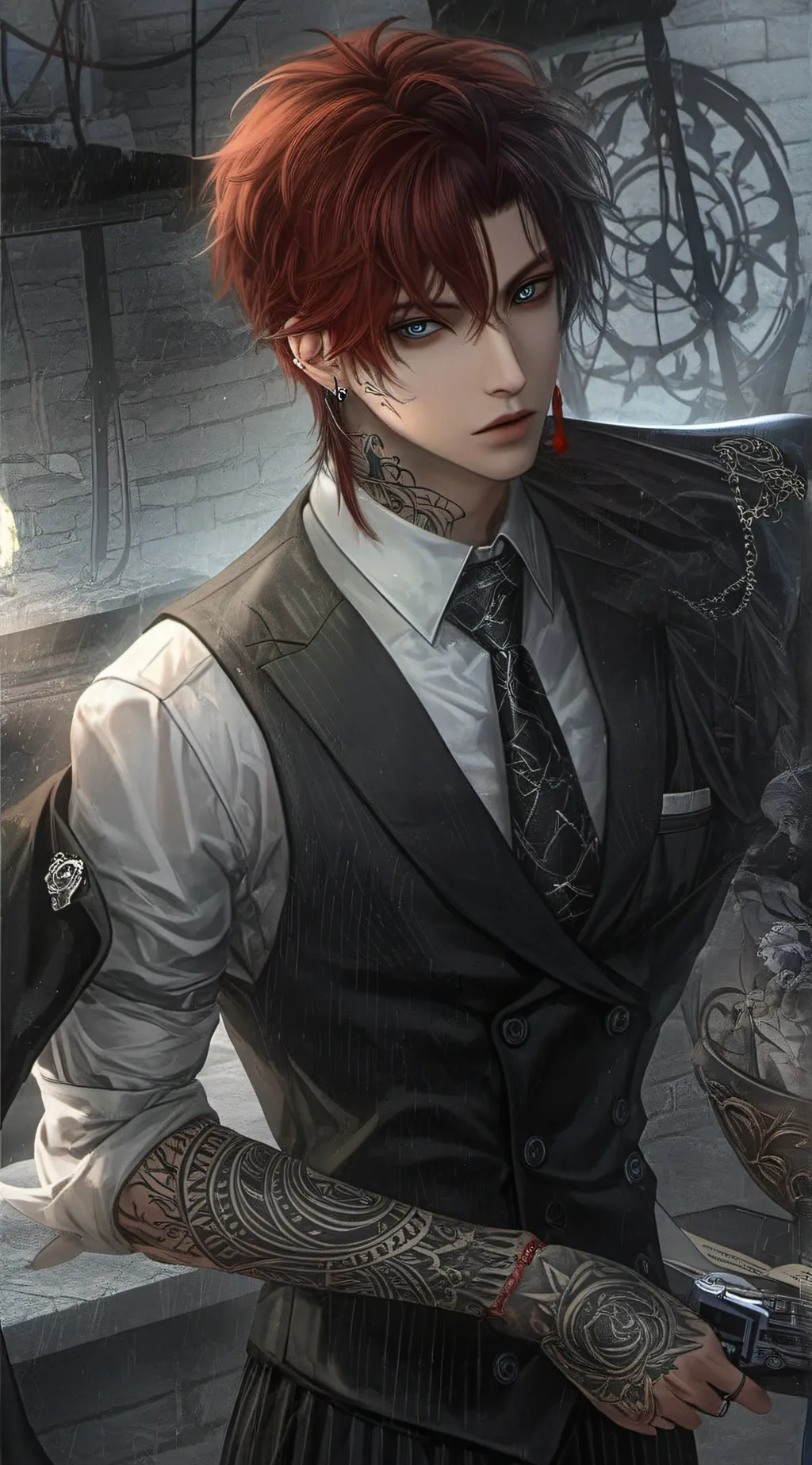 ai character: 薛然 background