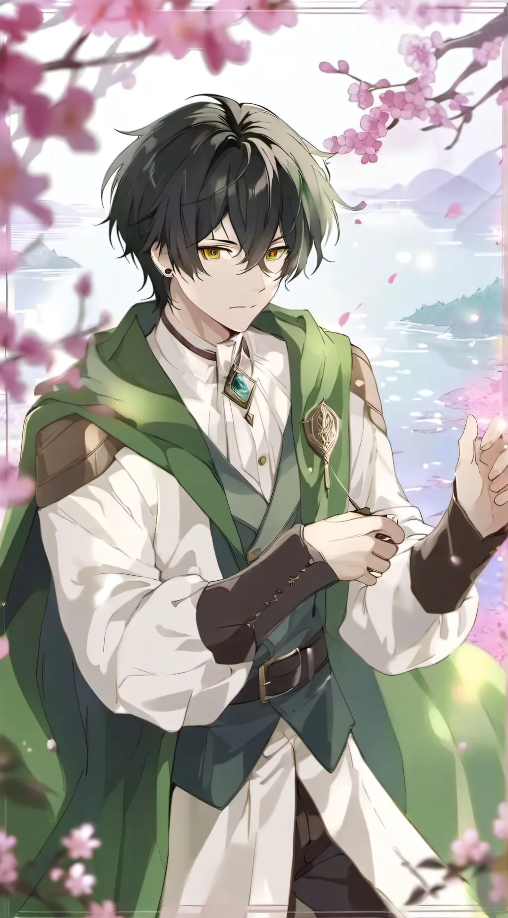 ai character: naofumi x ren background