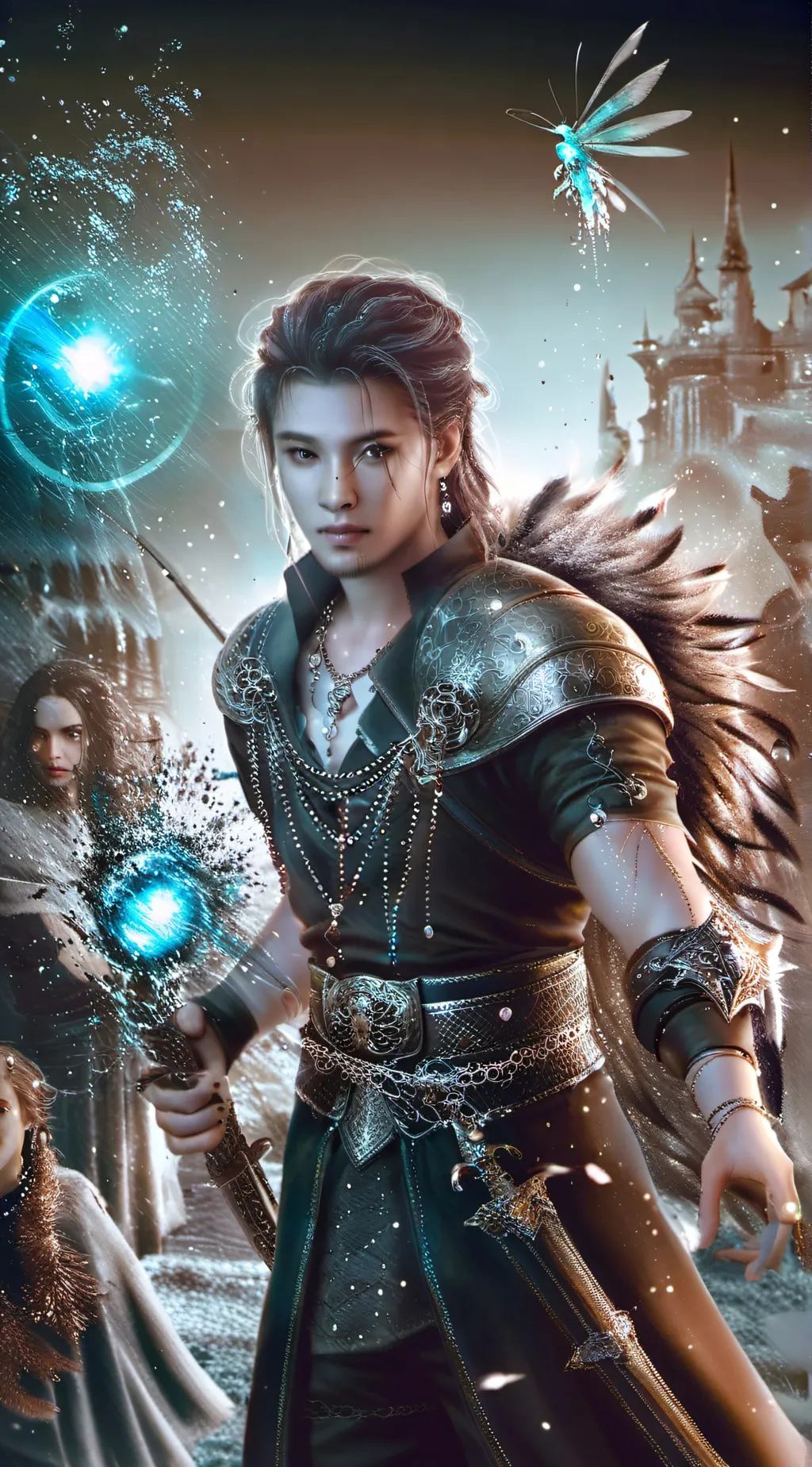 ai character: Hi background