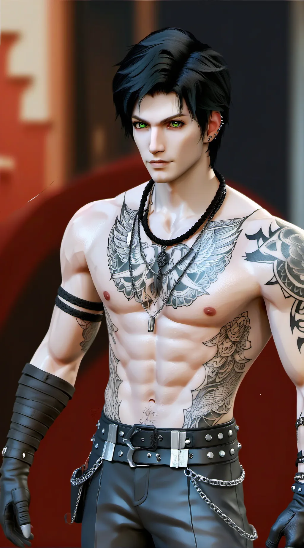 ai character: Milosh background