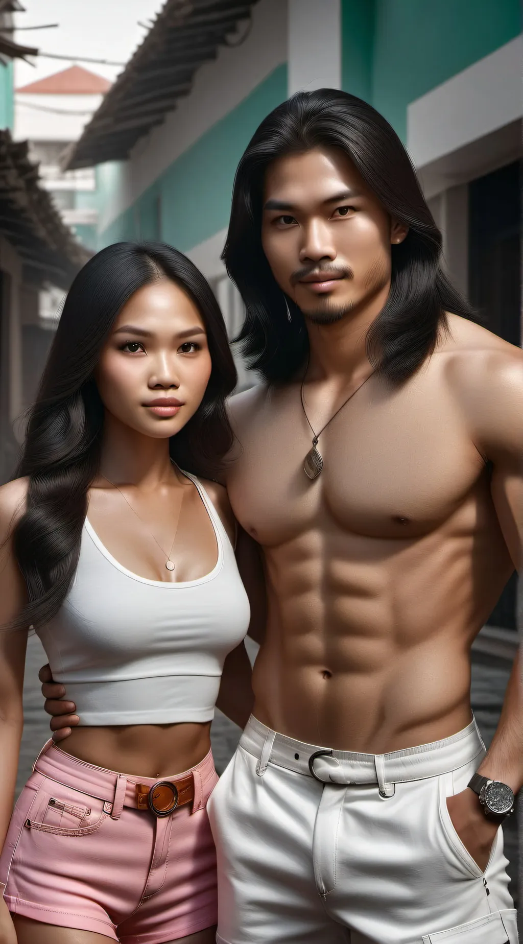 ai character: Isabella, Daniel  background