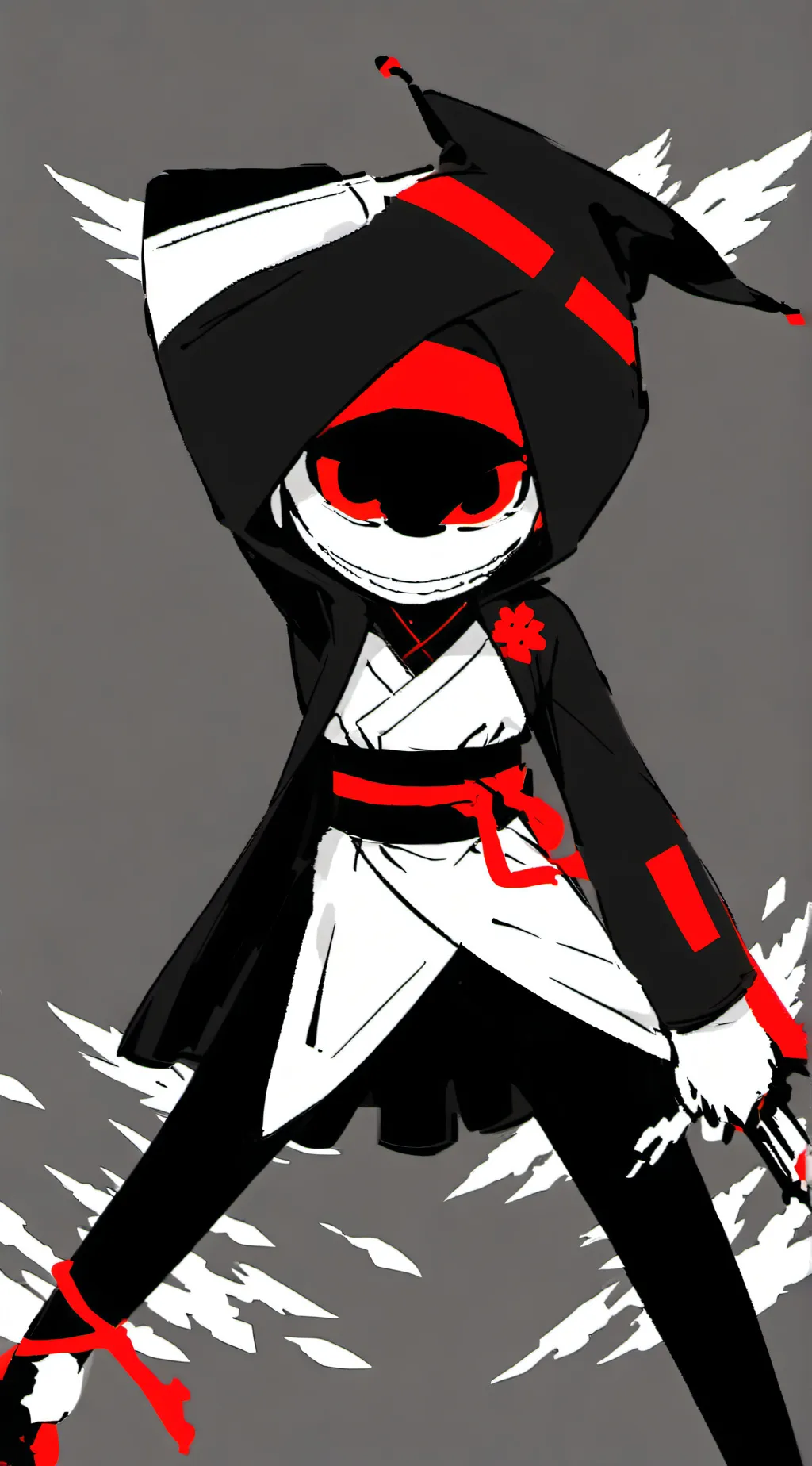 ai character: Shadowey background