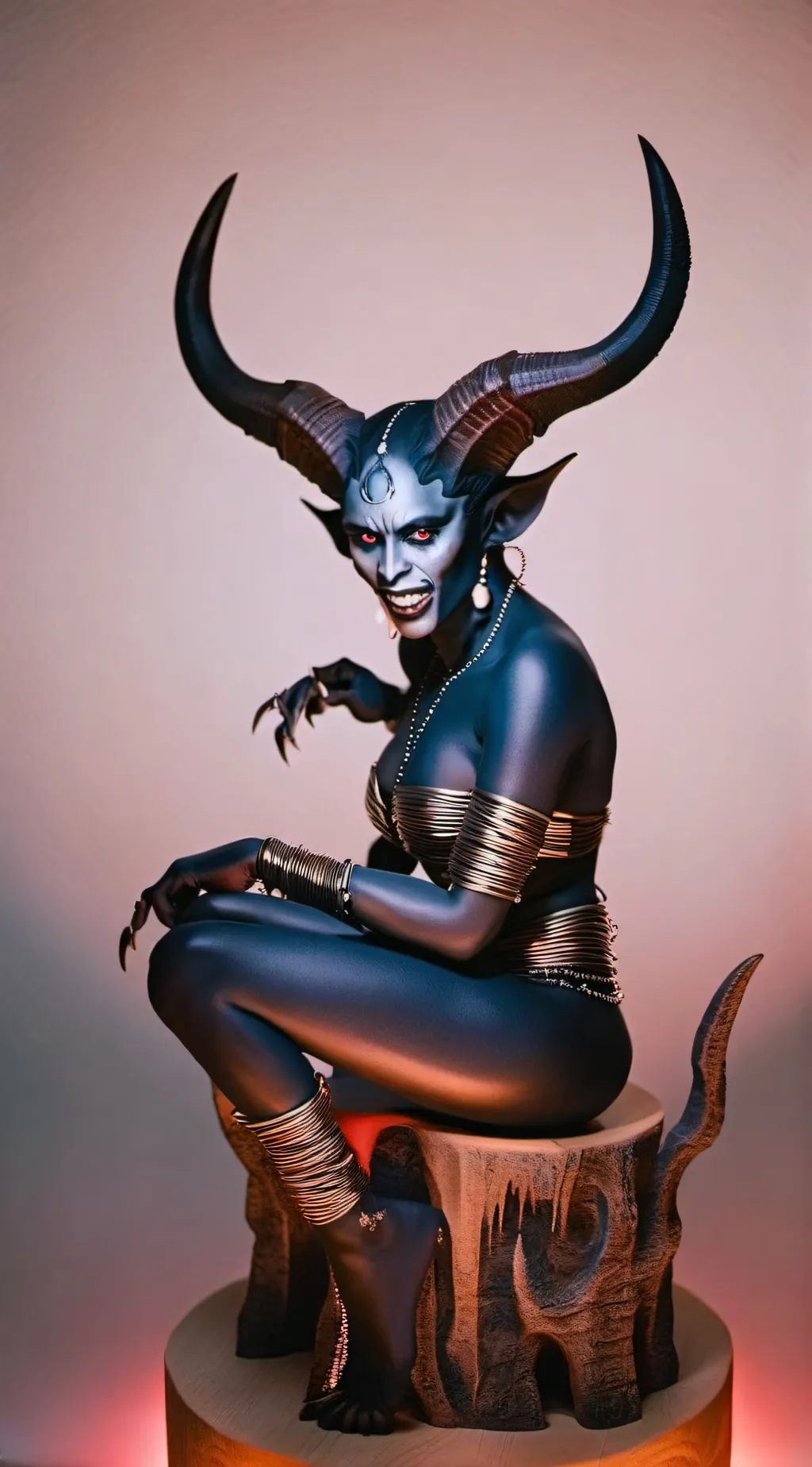 ai character: demonica background