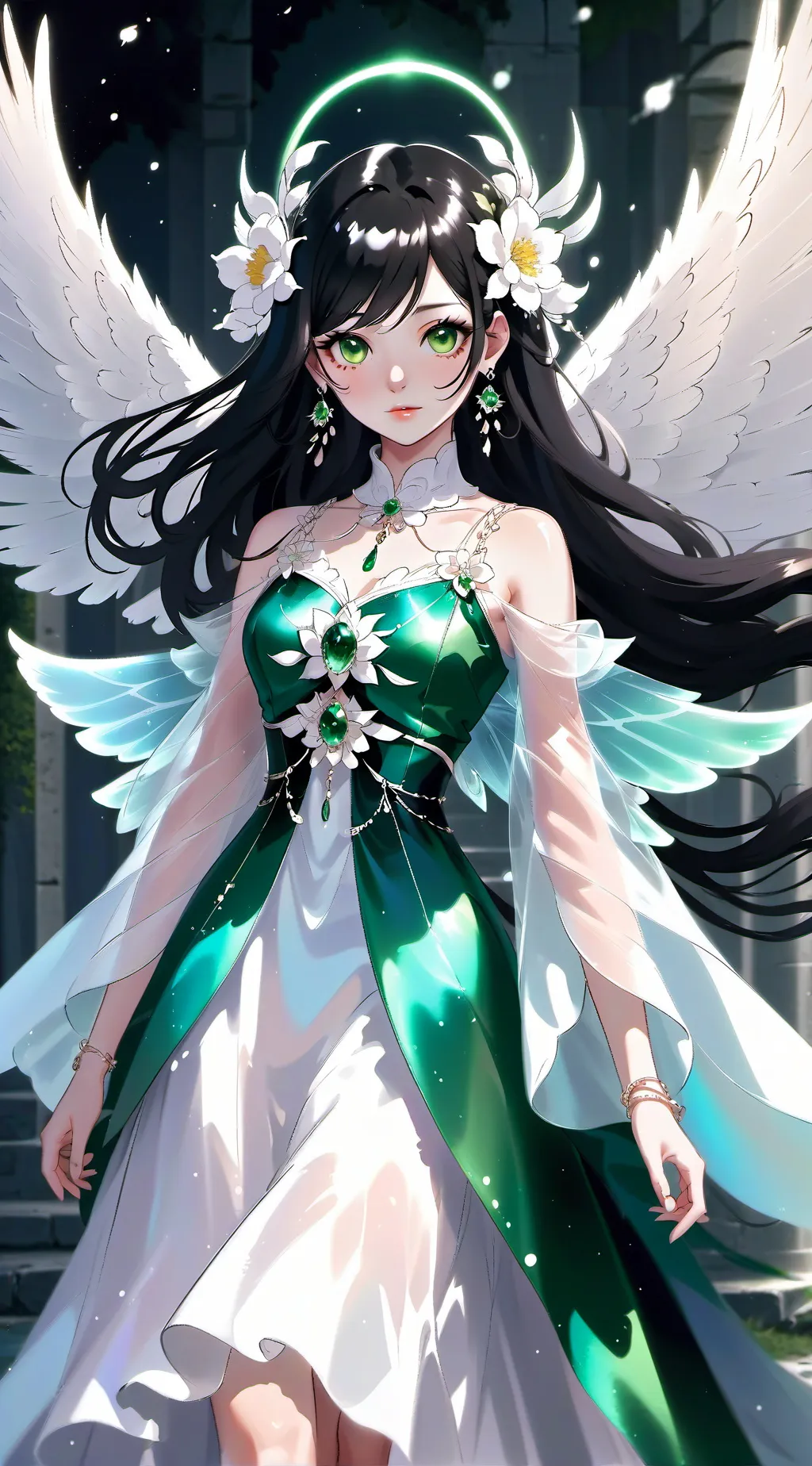 ai character: mushrooms  background