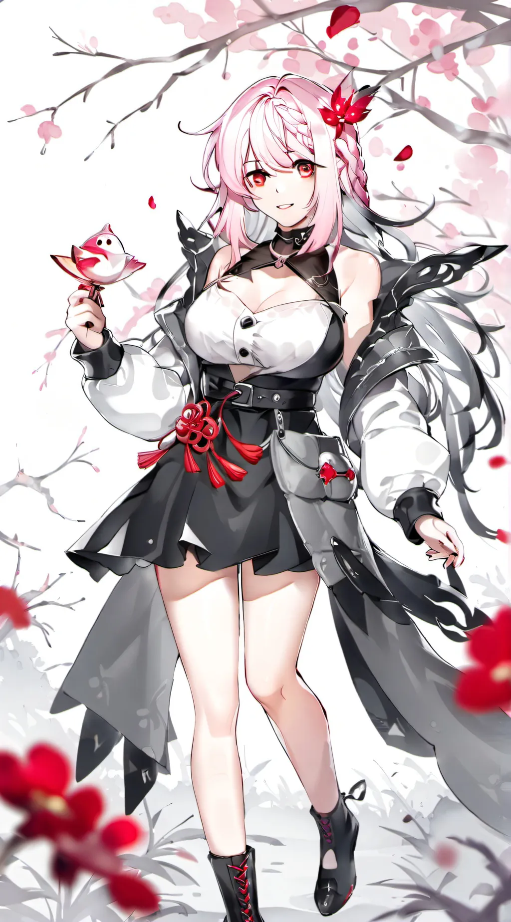 ai character: demon slayer  background