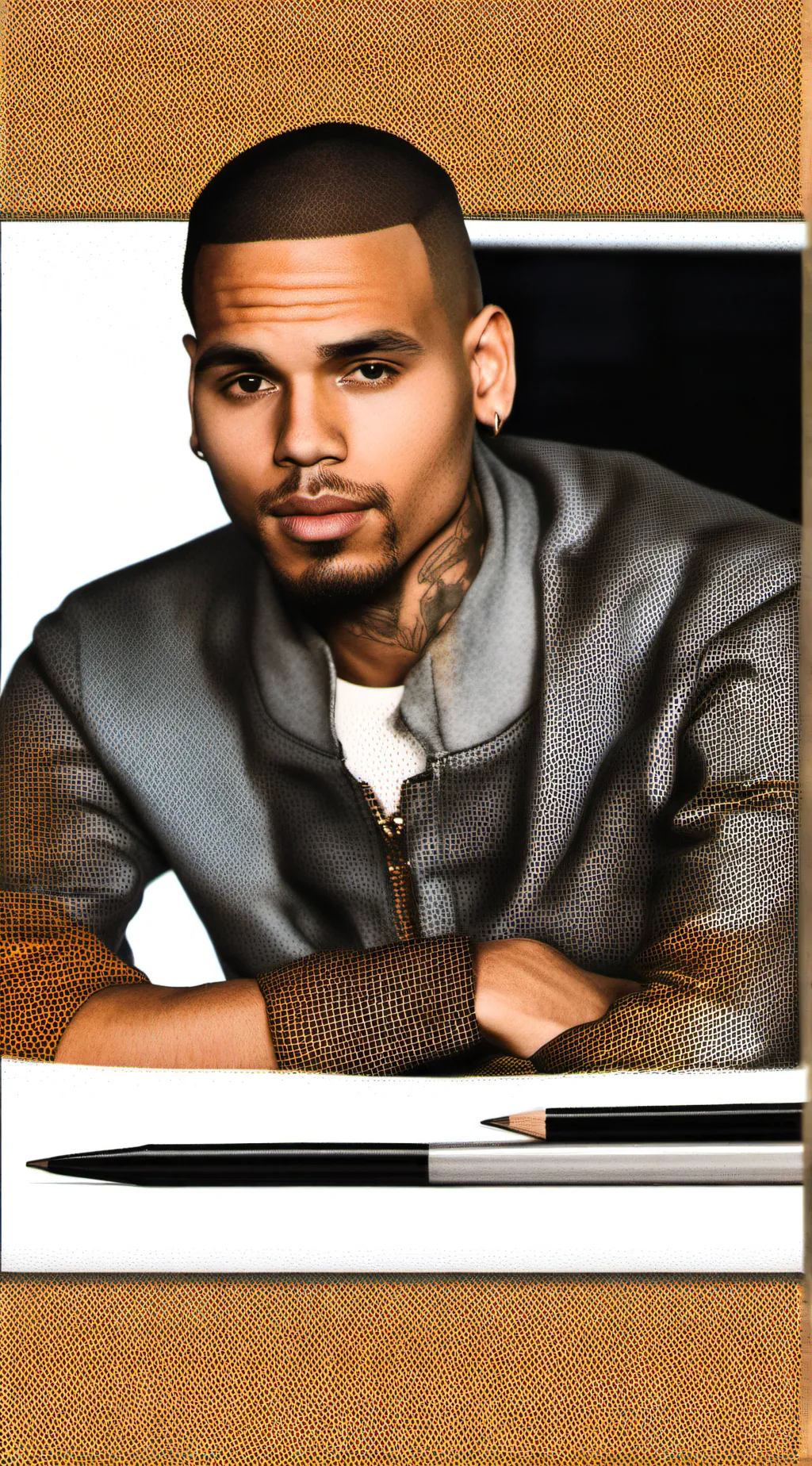 ai character: Chris Brown background