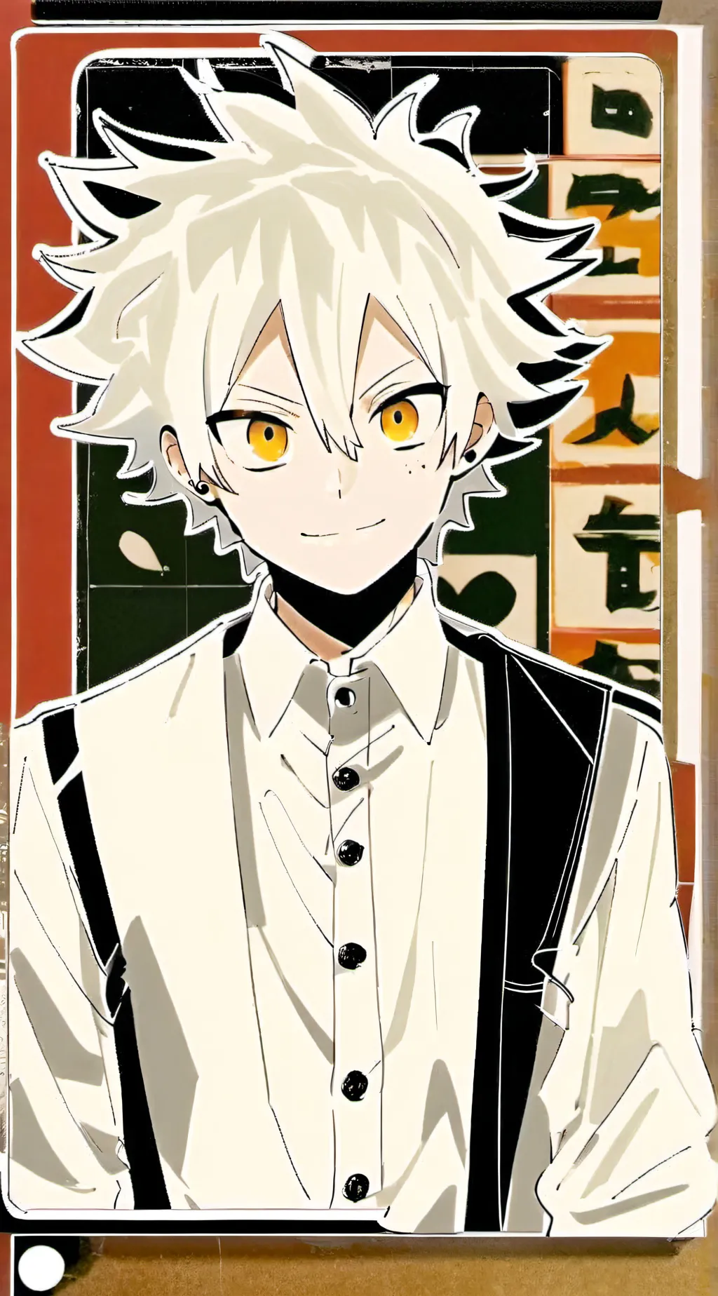 ai character: bakugo background