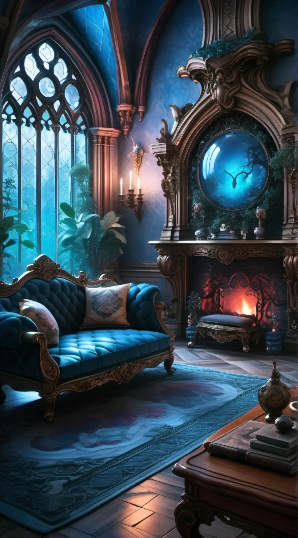 ai character: indigo park in yo  background