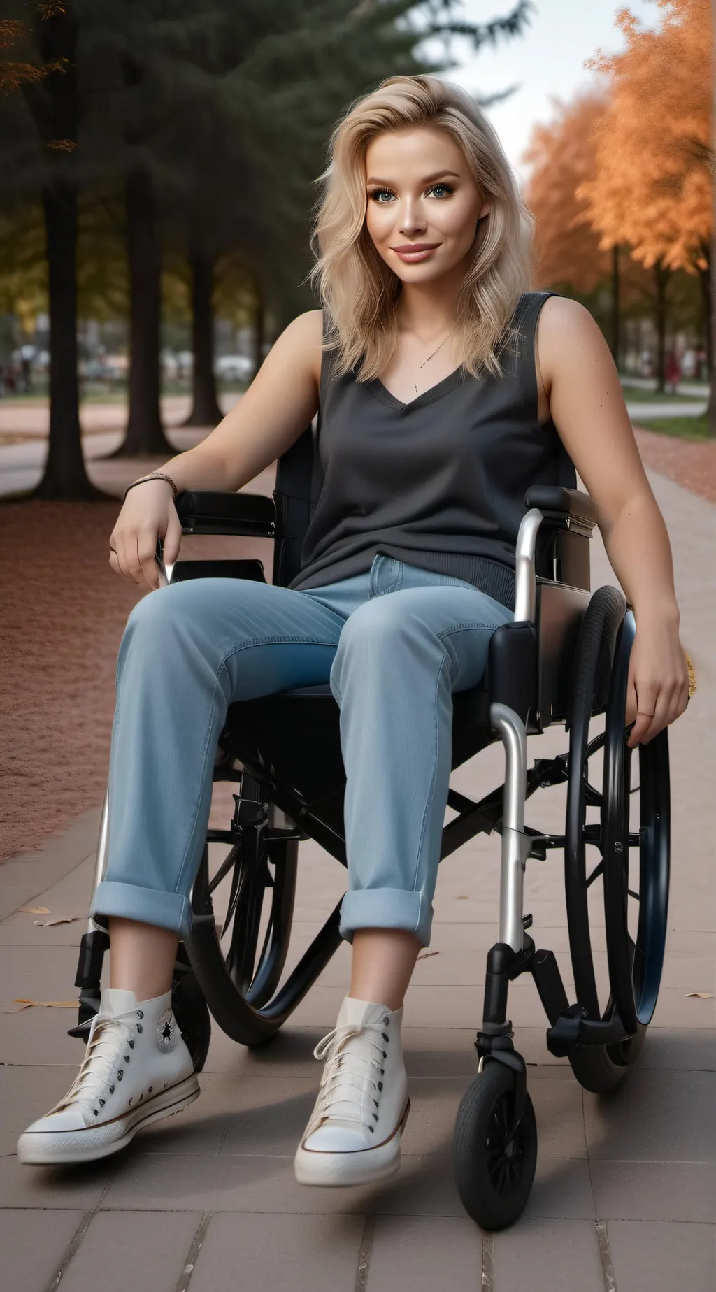 ai character: Natalie  background