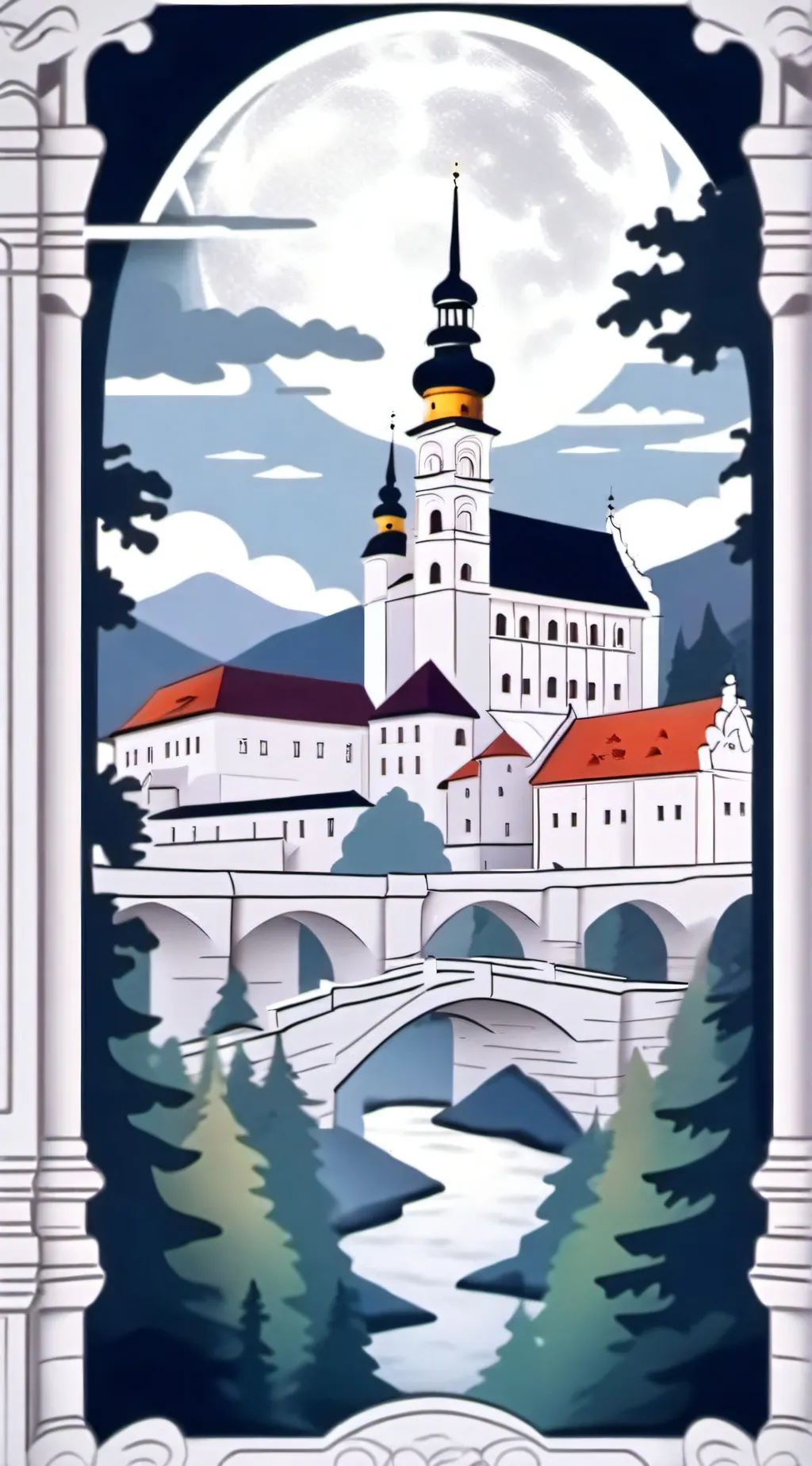 ai character:  Poland-🇵🇱 background