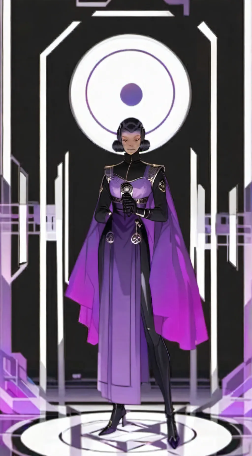 ai character: Titantvwomantigre background