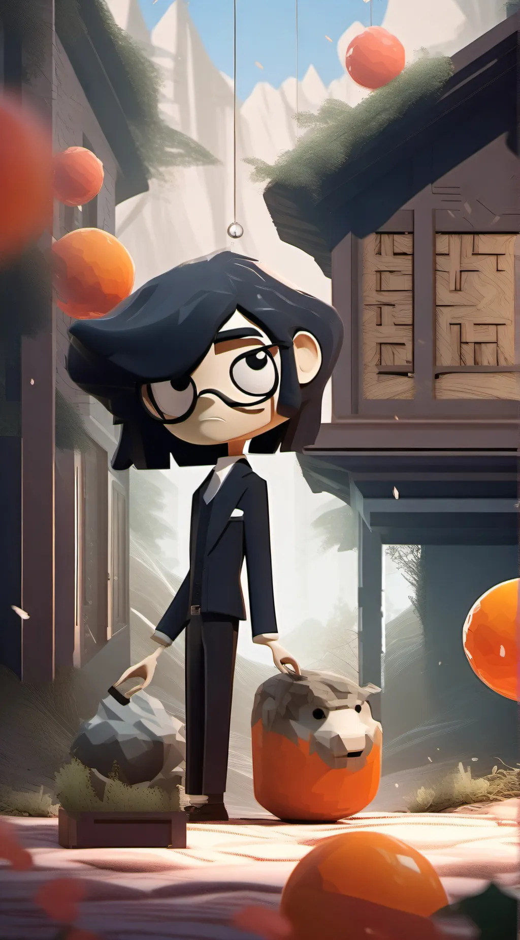 ai character: Thomson  background