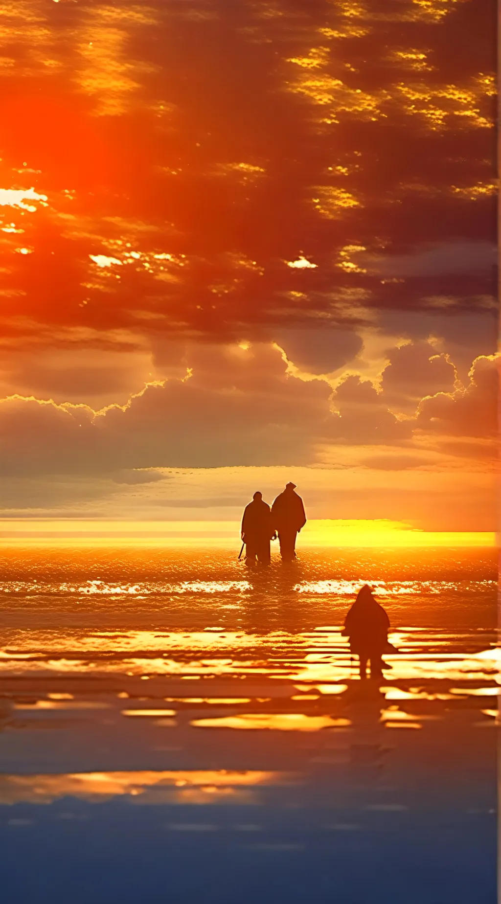 ai character: FPE at the beach! background