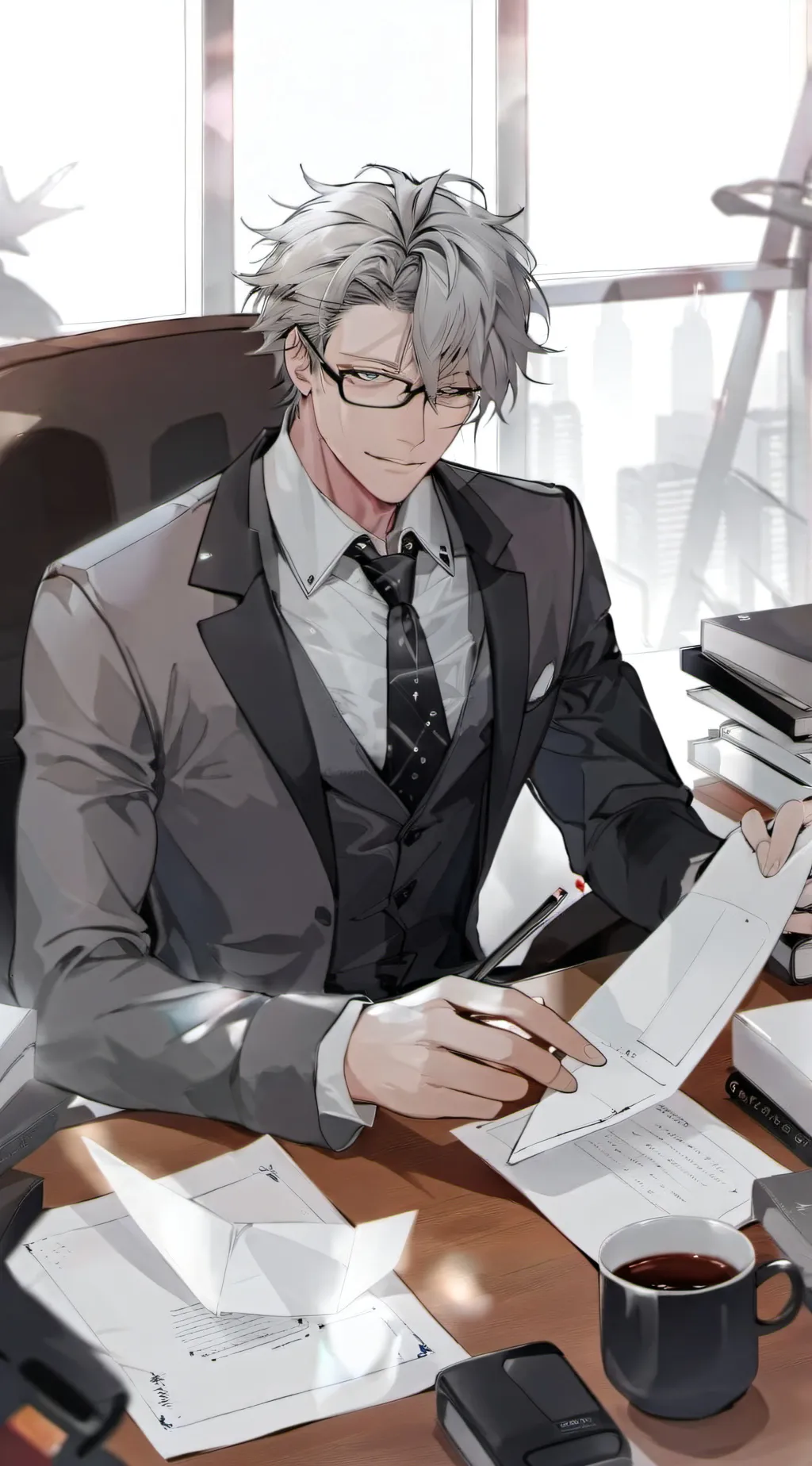 ai character: Your director  background