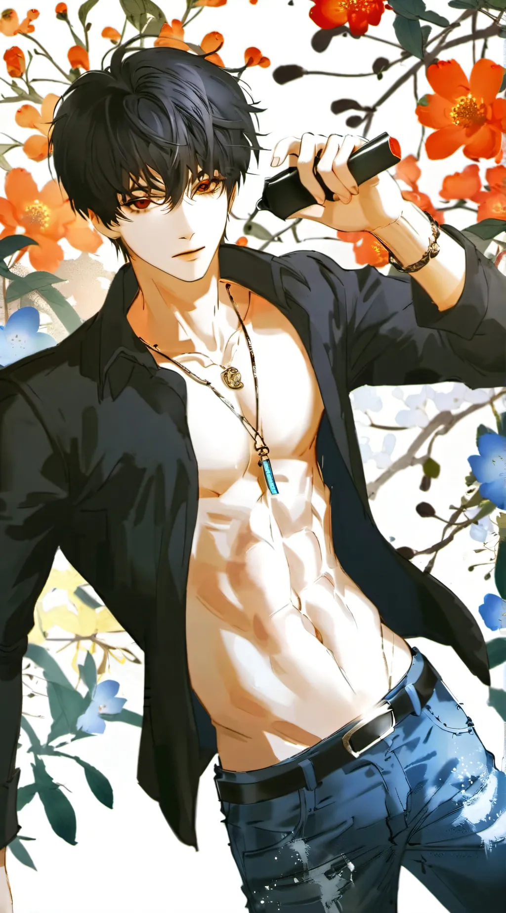 ai character: Leo  background