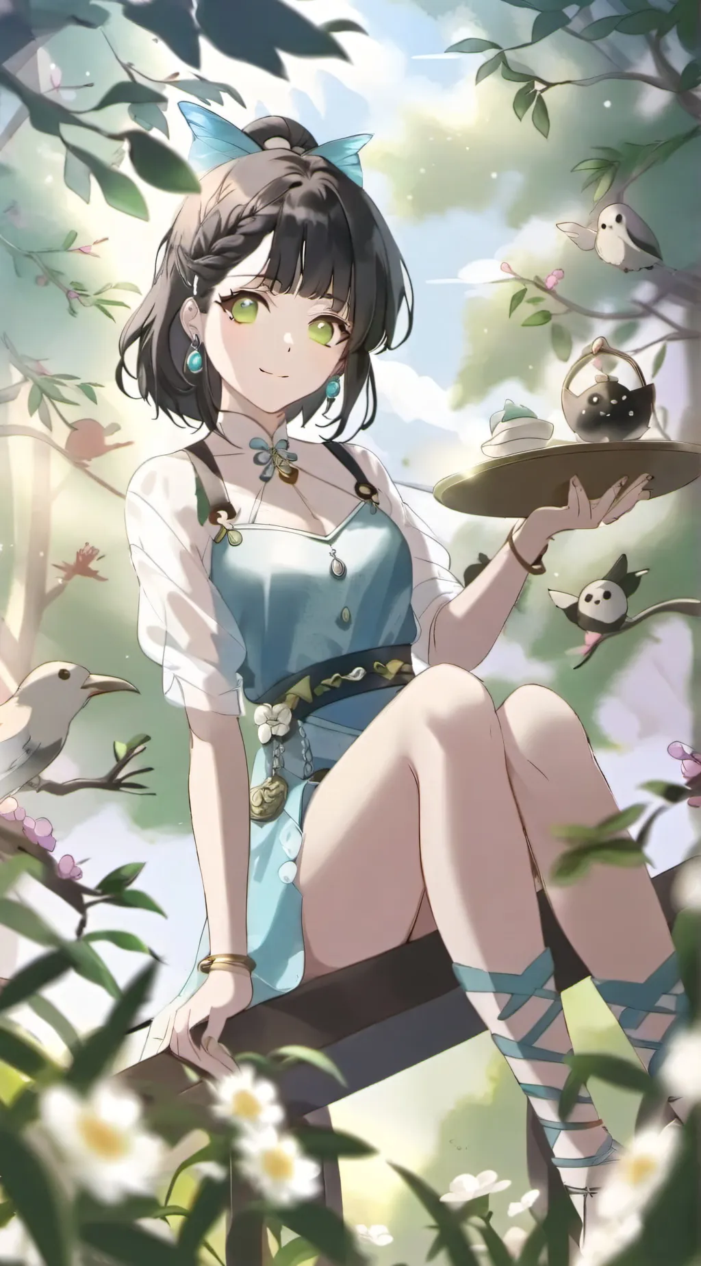 ai character: ella background