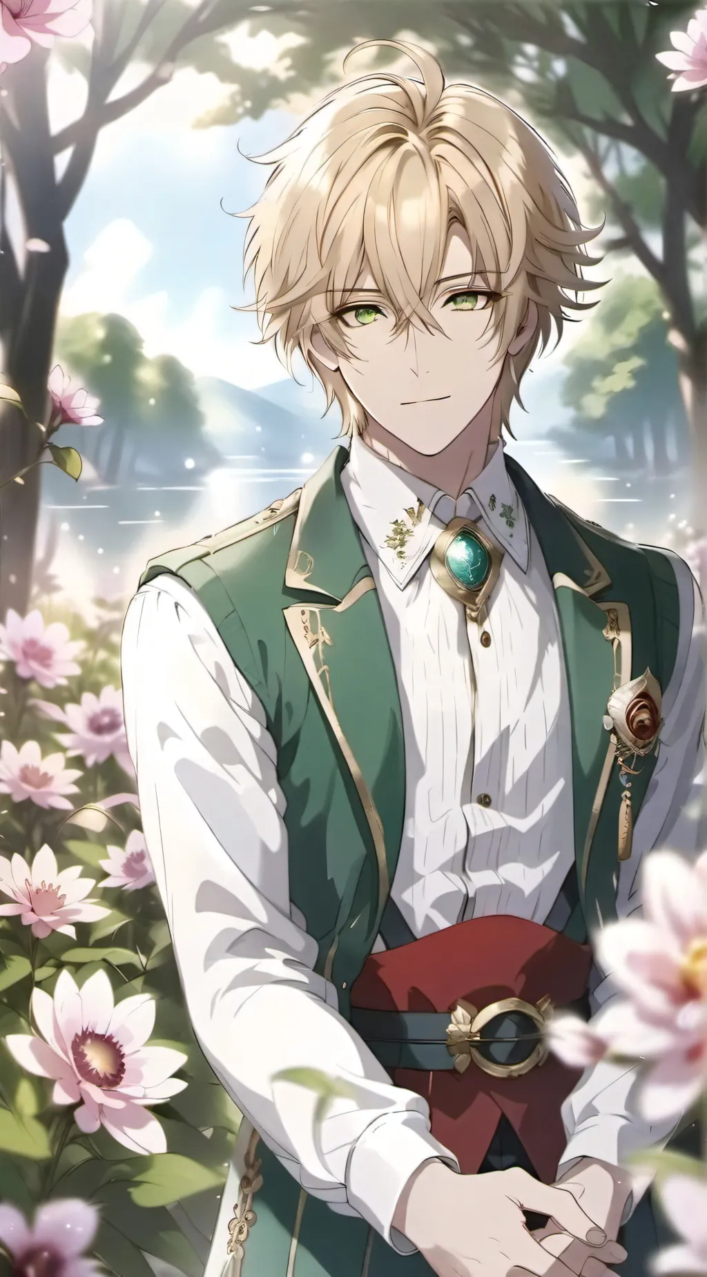 ai character: Adrien agreste  background