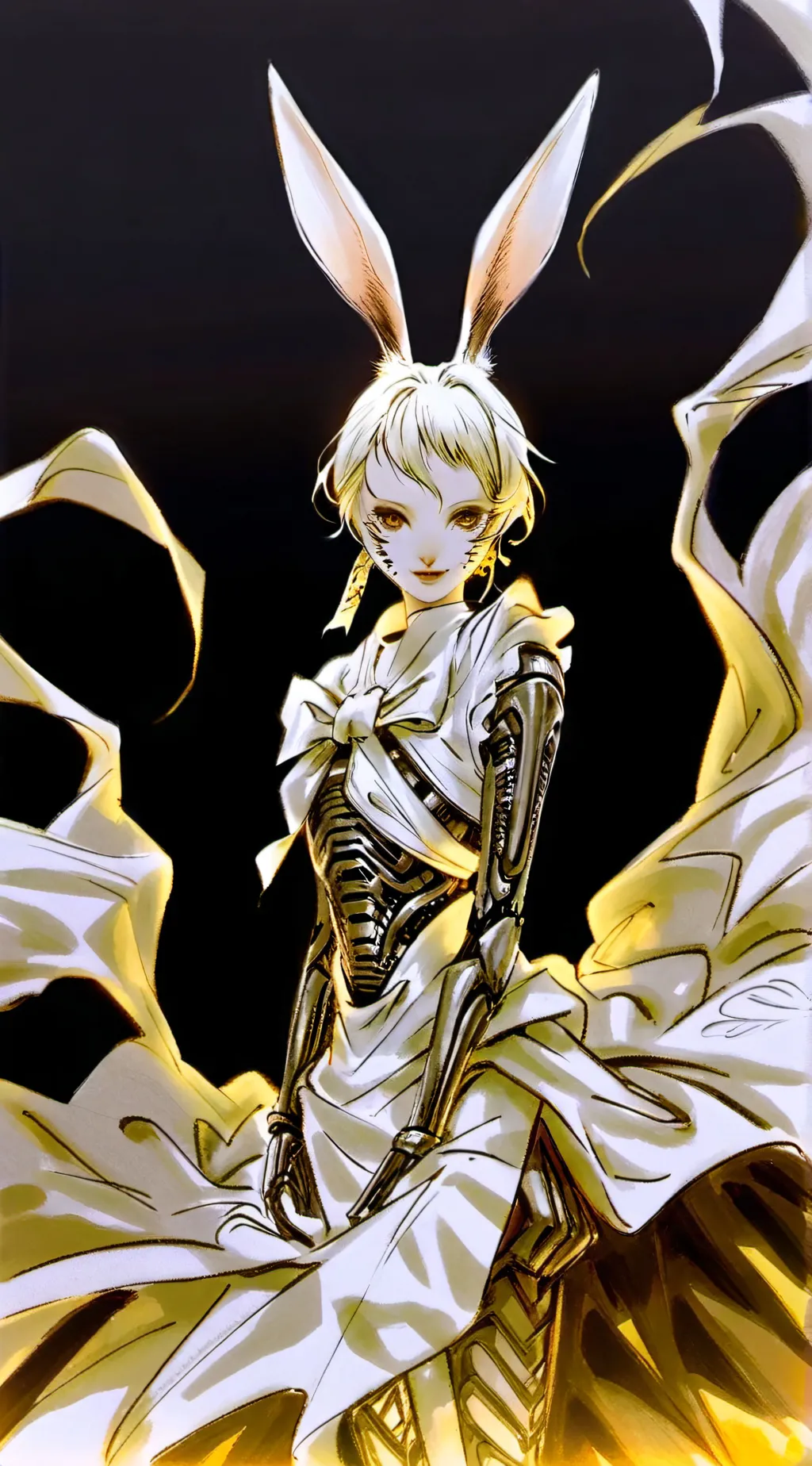 ai character: Harpy hare background