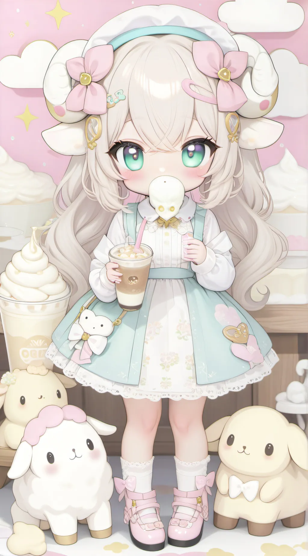 ai character: Toastie background