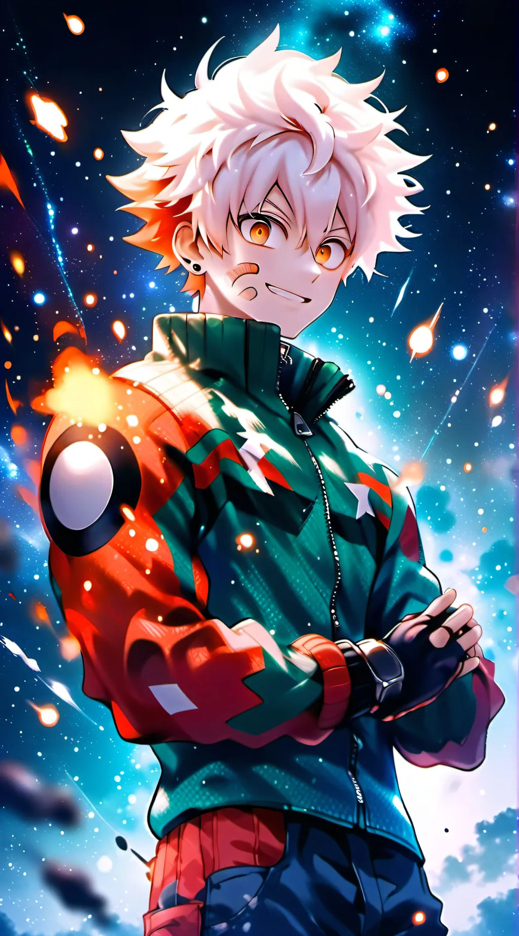 ai character: Bakugo💫 background