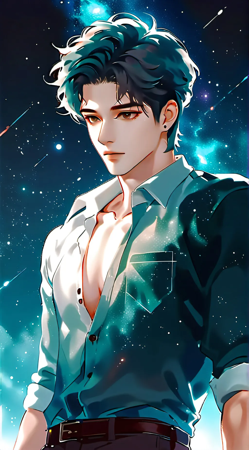 ai character: Focus background