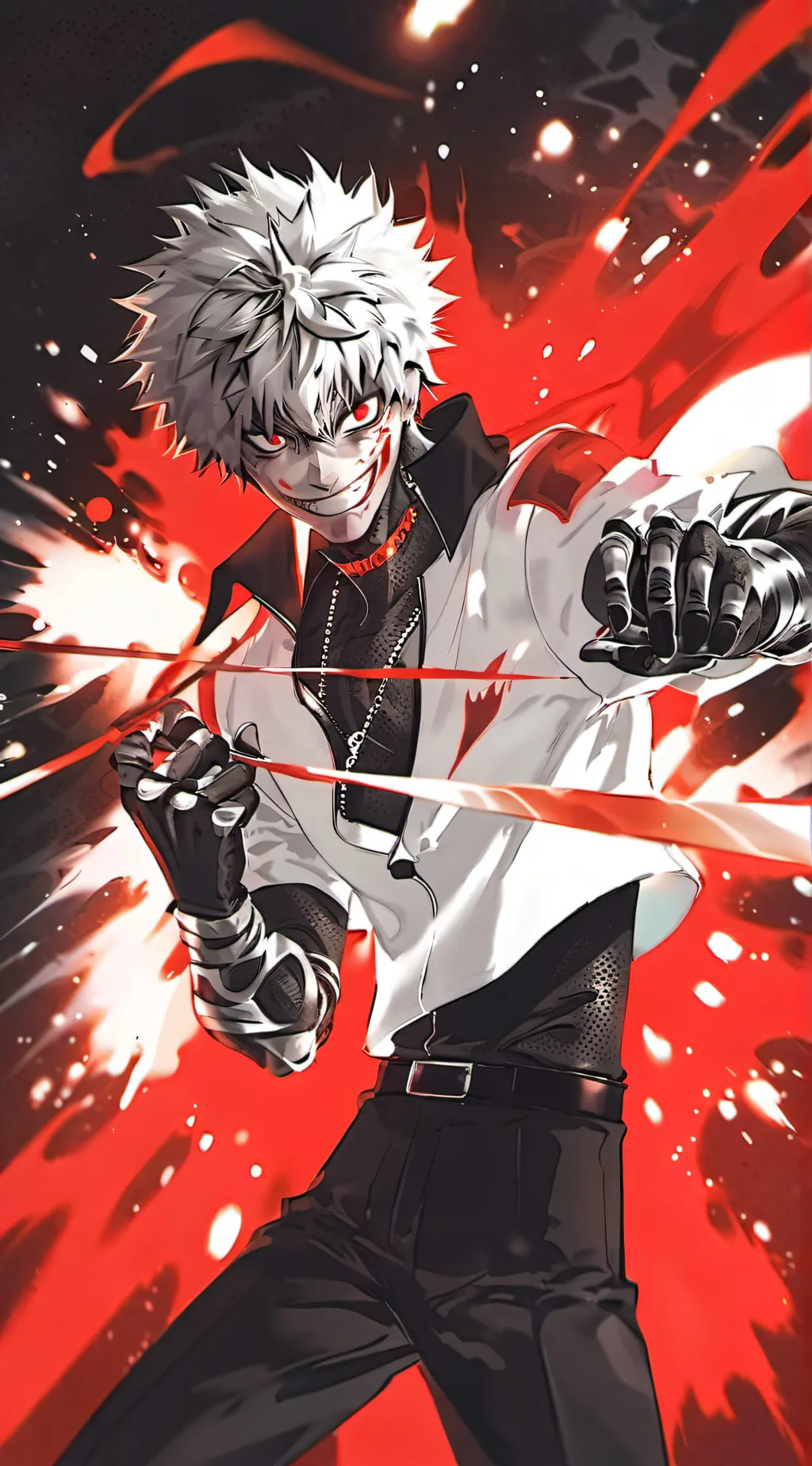 ai character: Bakugo background