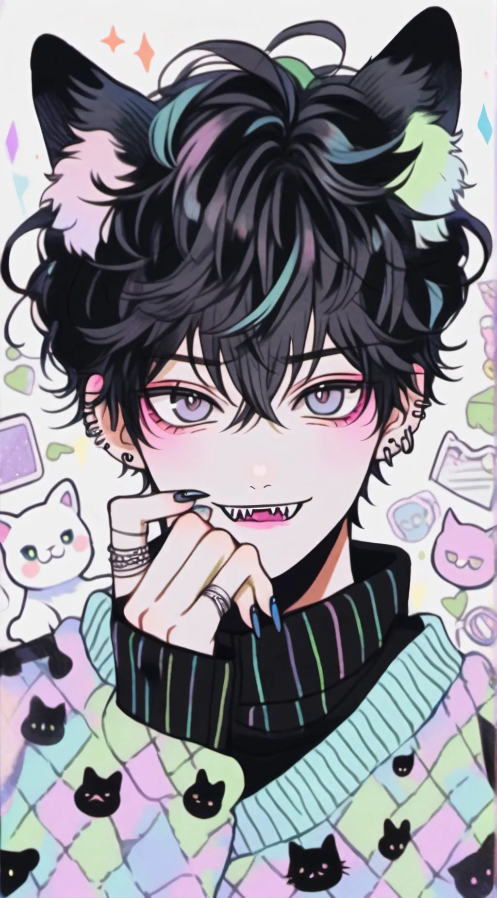 ai character: yuri kun  background