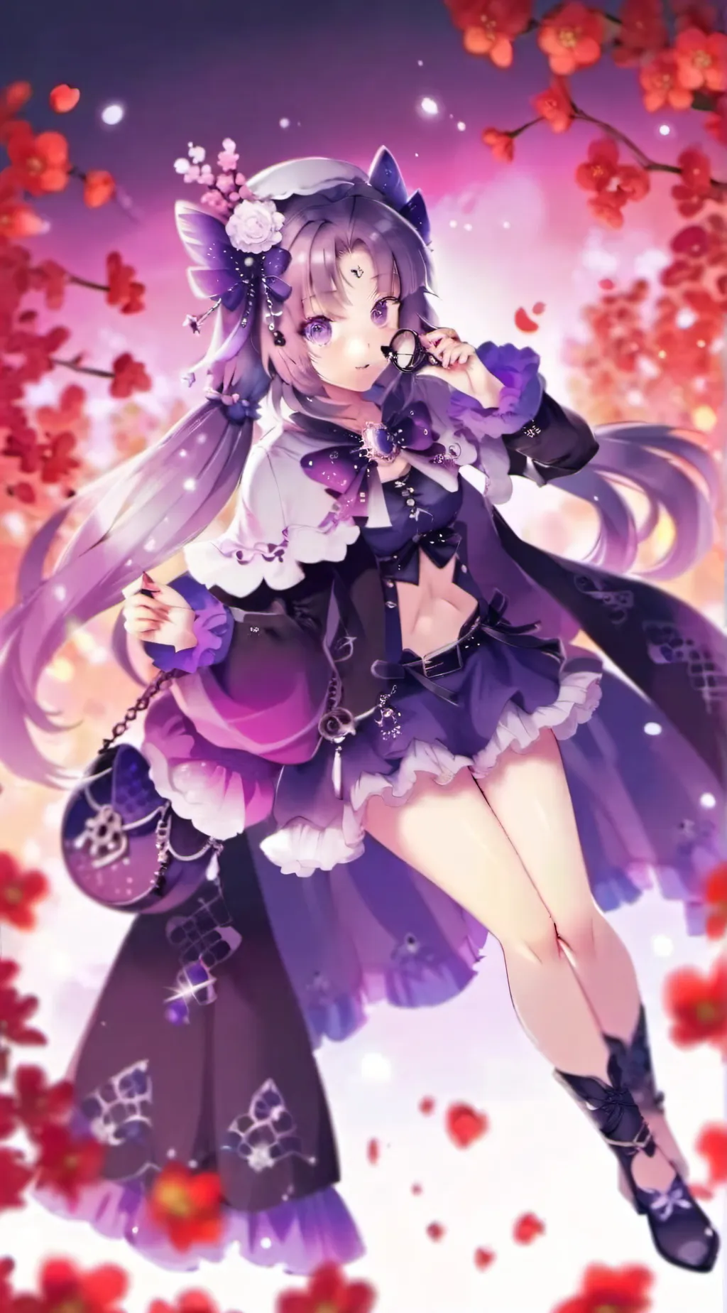 ai character: Nonomi/Kuromi Chan background