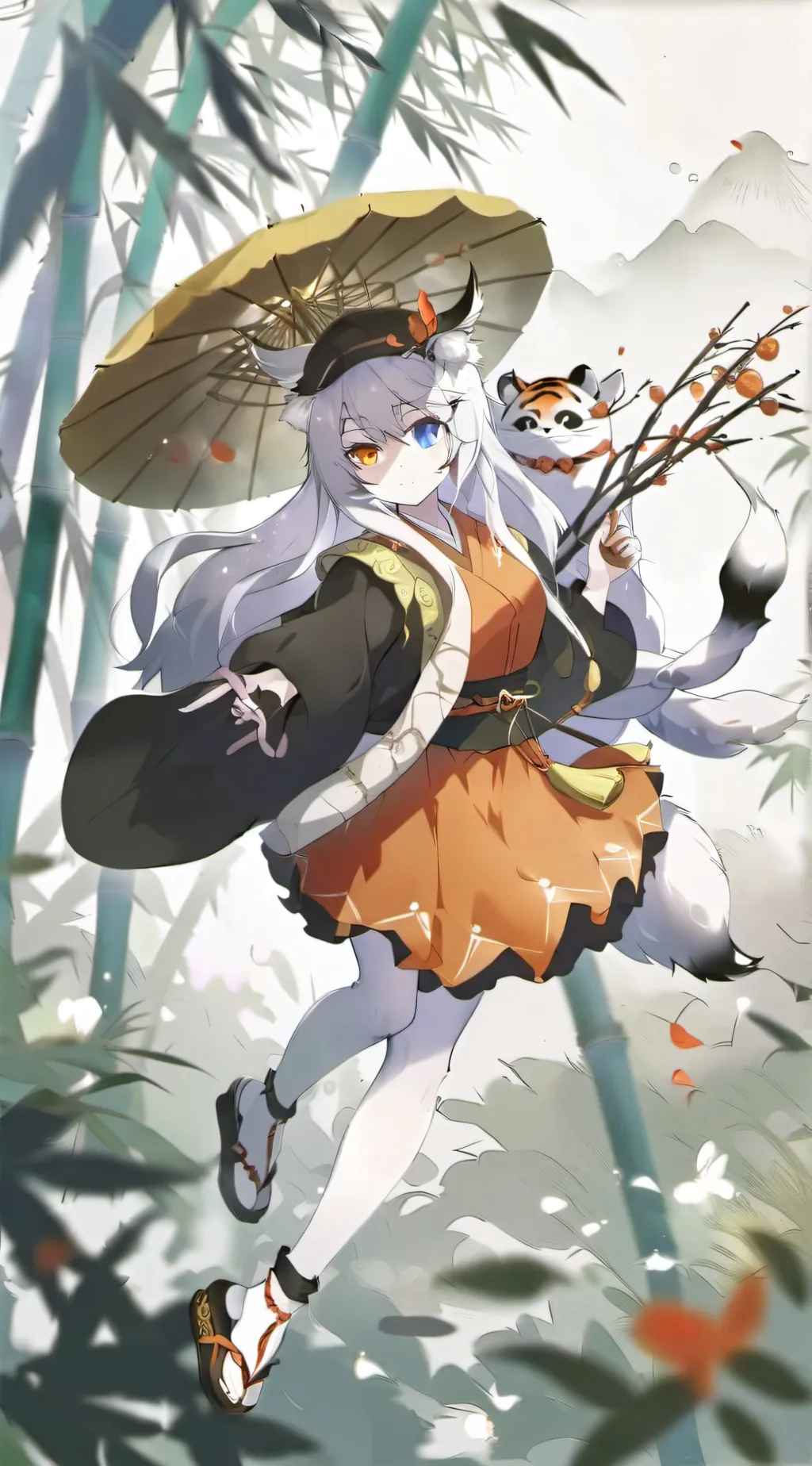 ai character: demon slayer background