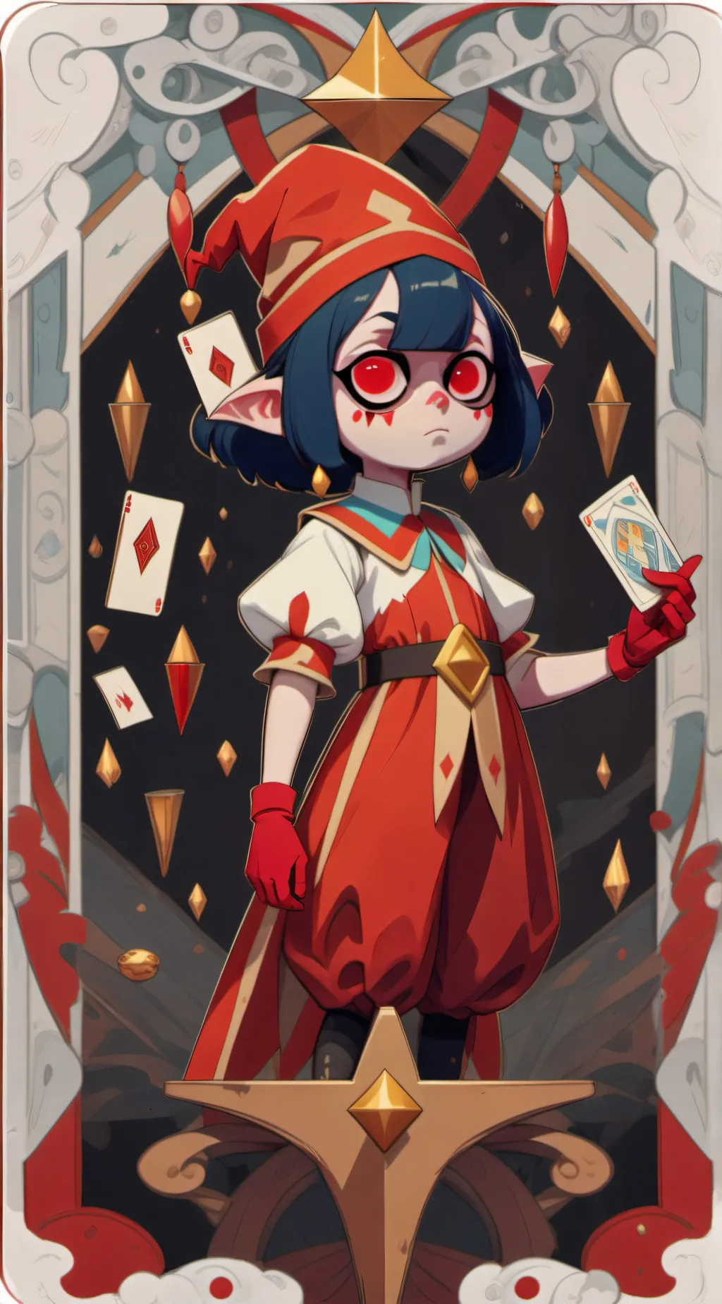 ai character: Pomni background