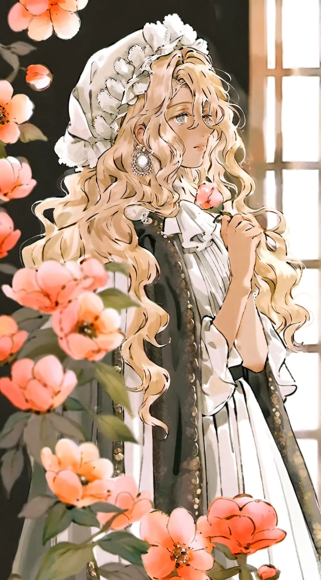 ai character: Moon background